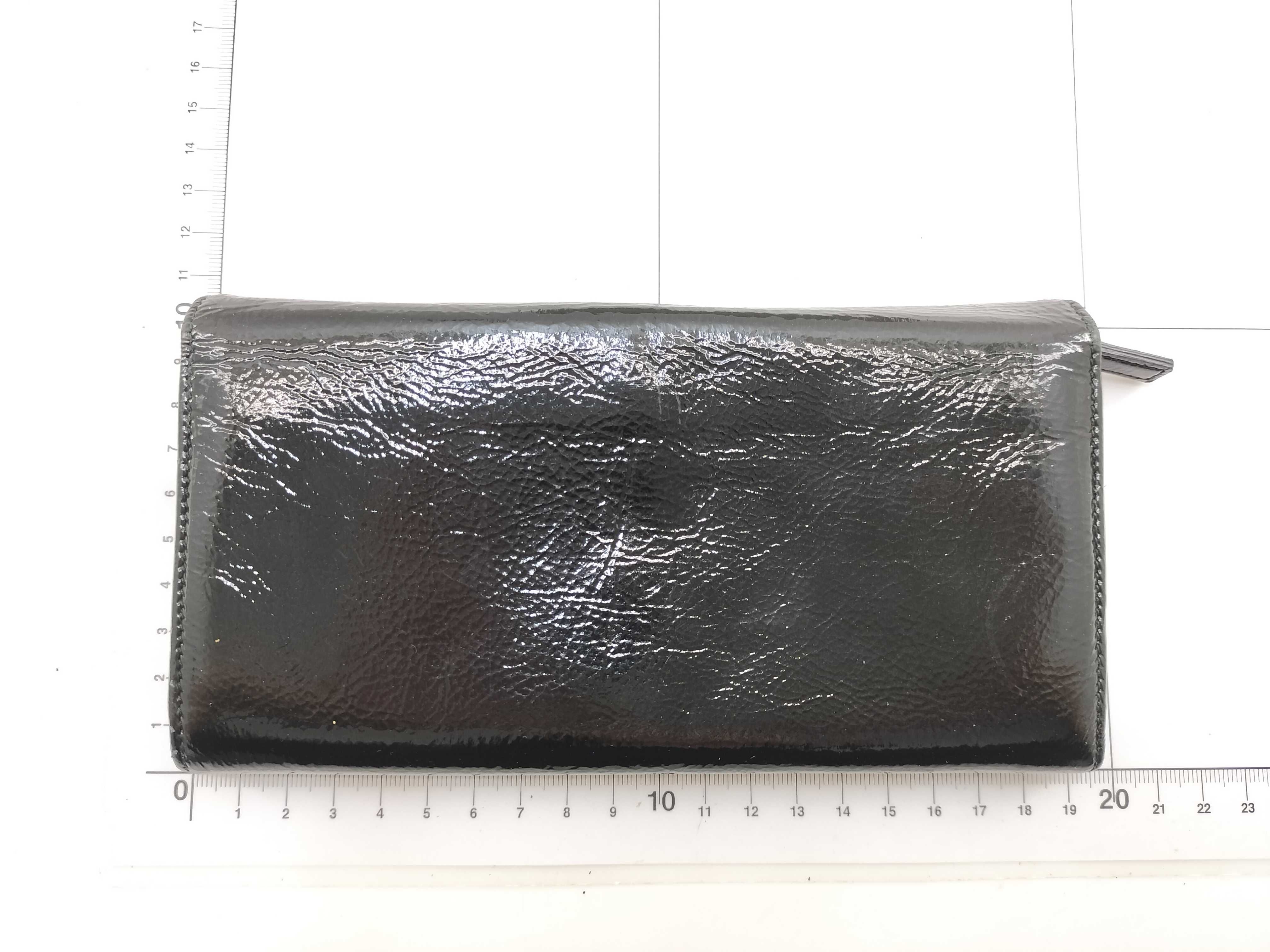 Black Patent Leather Bellechasse Bag 361120 Wallet — view 2