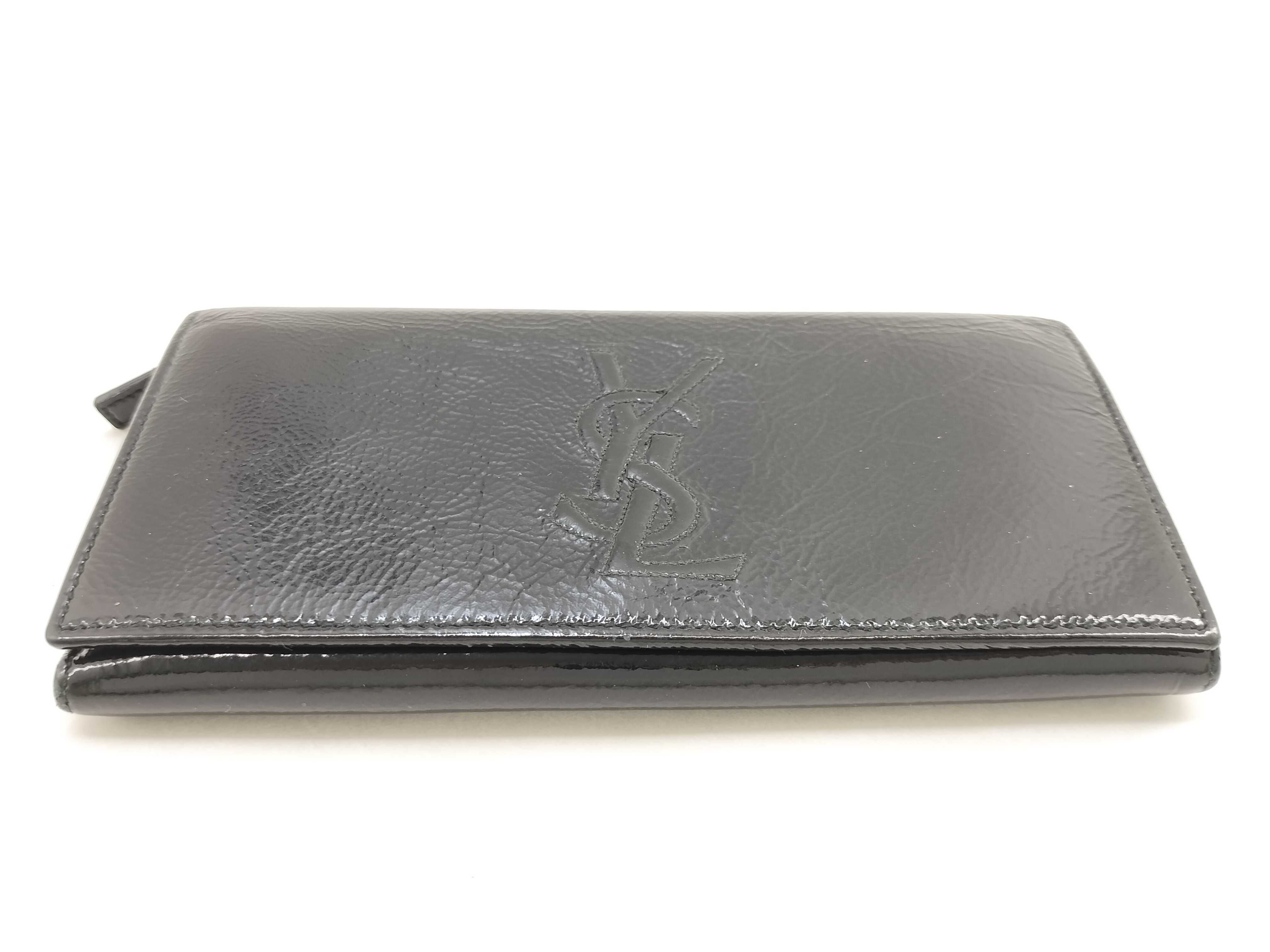 Black Patent Leather Bellechasse Bag 361120 Wallet — view 5