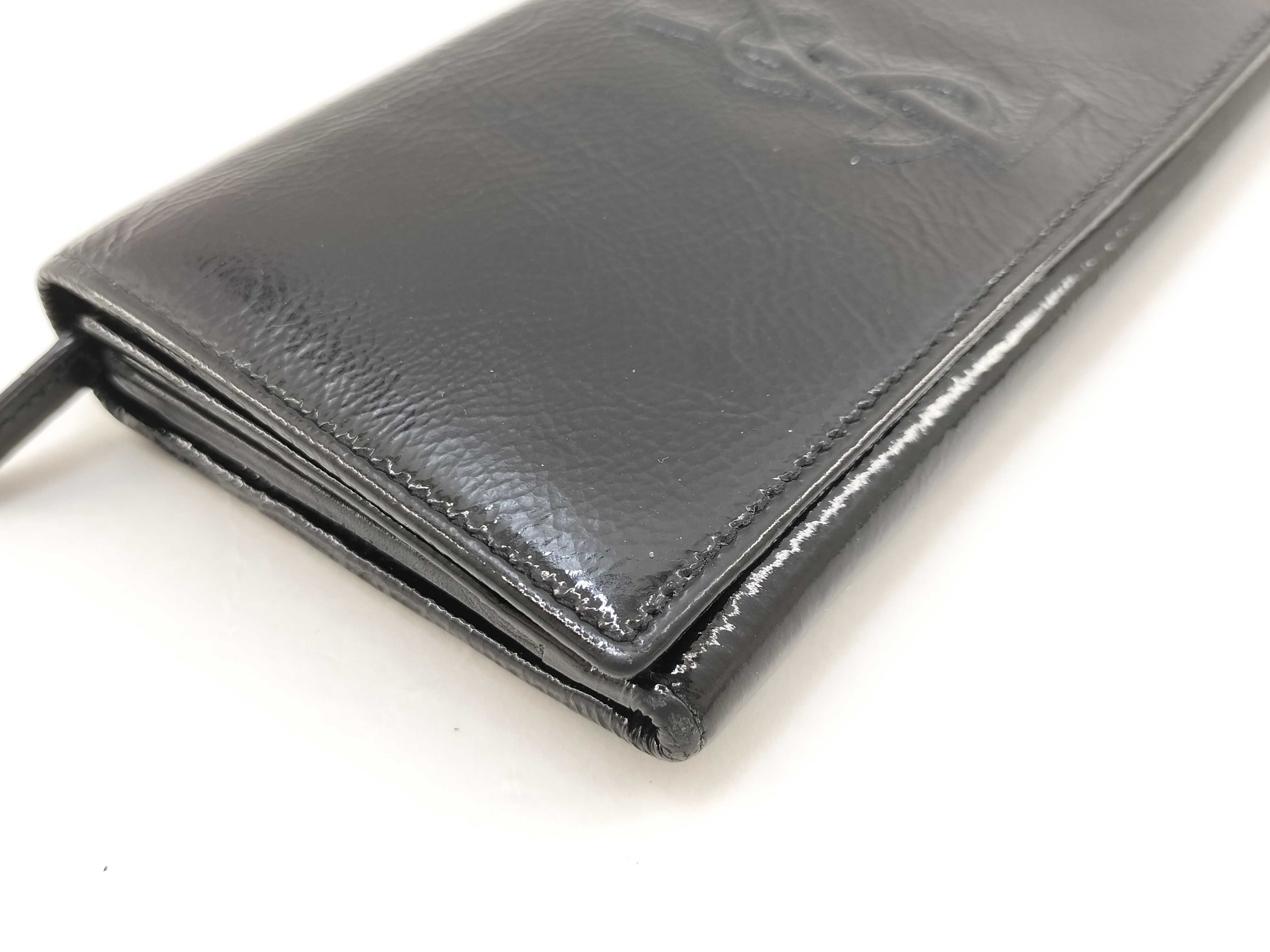 Black Patent Leather Bellechasse Bag 361120 Wallet — view 6