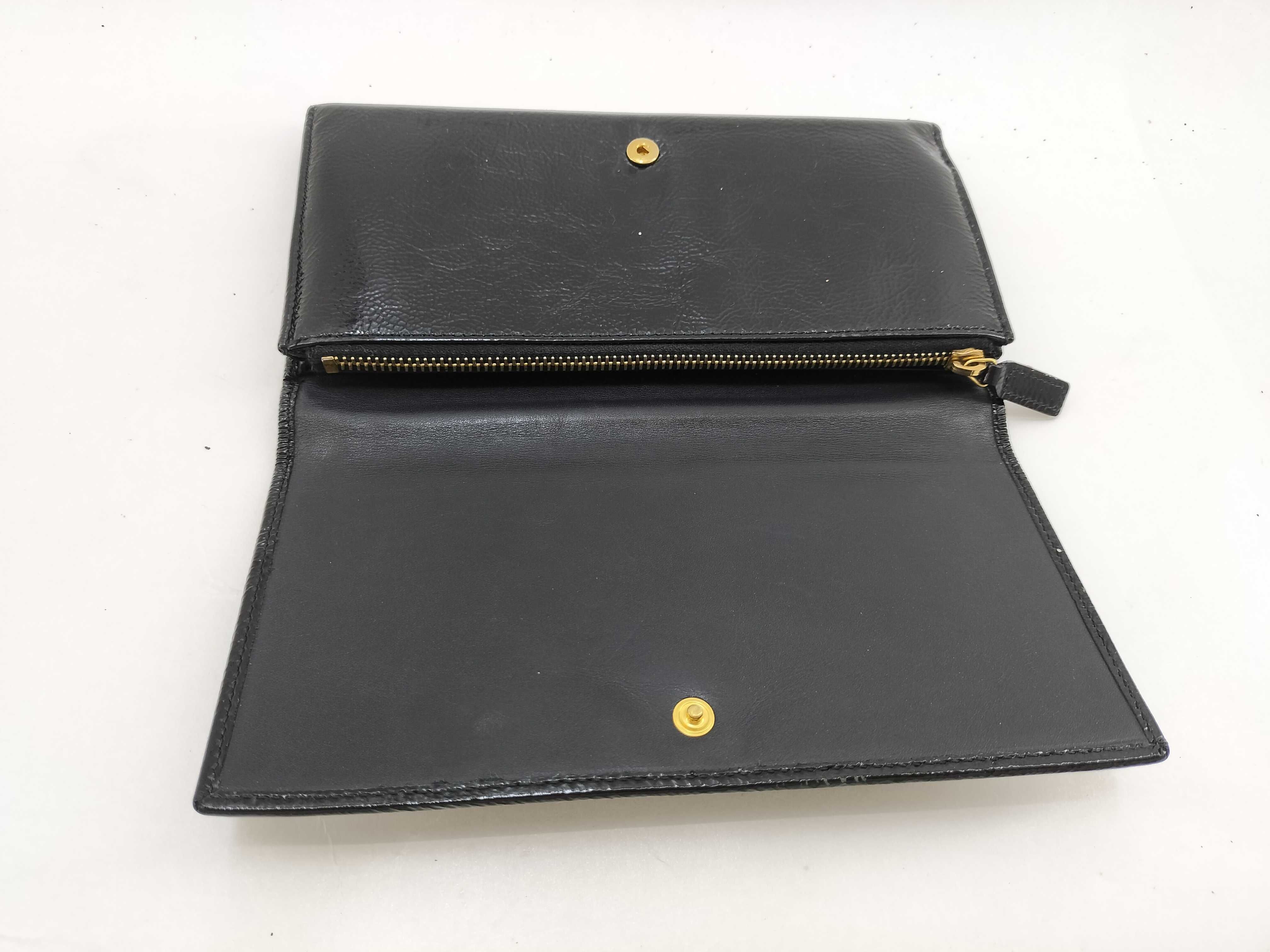 Black Patent Leather Bellechasse Bag 361120 Wallet — view 8