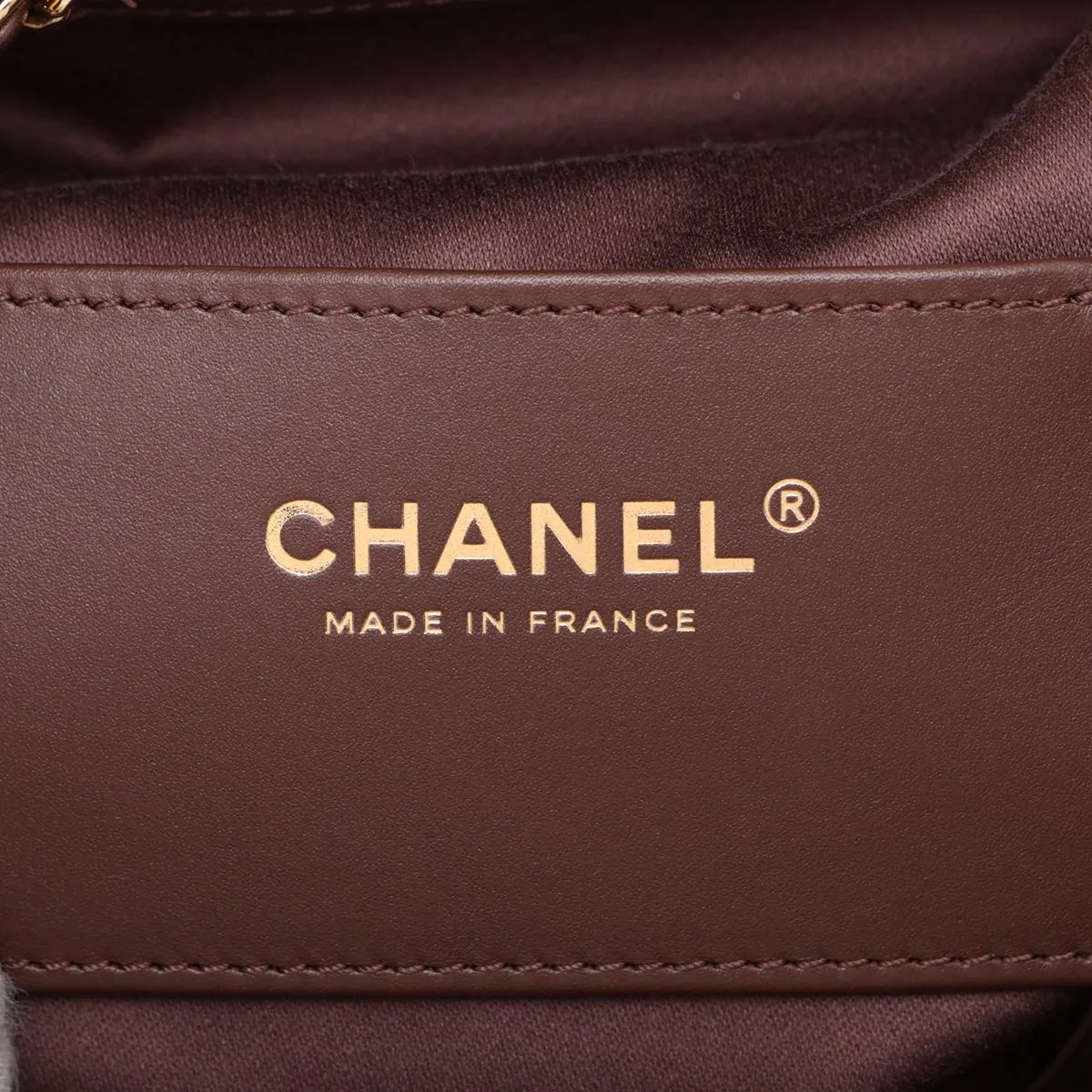 [Individually packaged] Chanel 25 Small Caviar Skin Chain Shoulder Bag, Brown with Gold Hardware, C65ACKPK, Random Plate, AS5293 — view 8