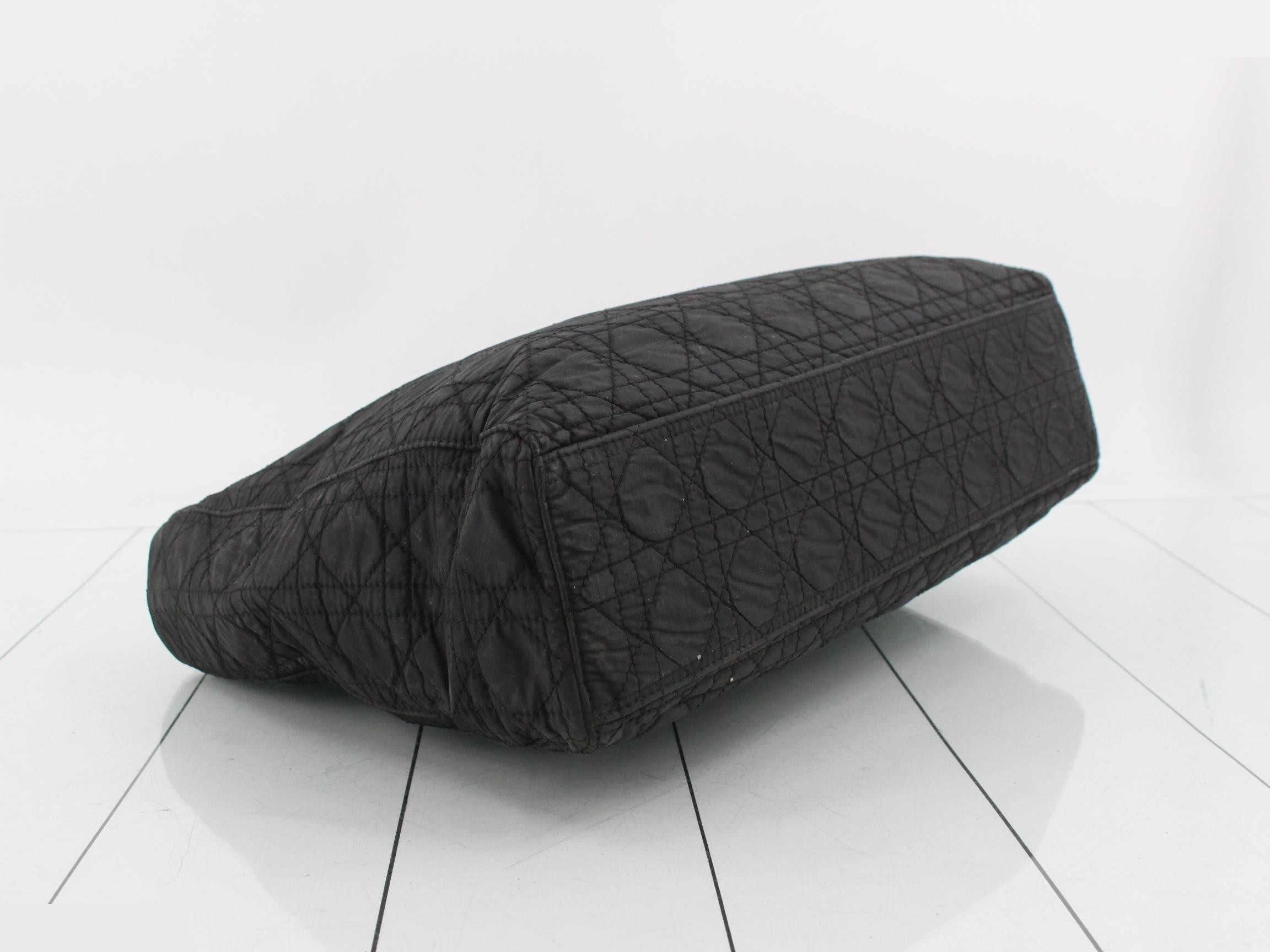 Cannage handbag, Noir — view 5