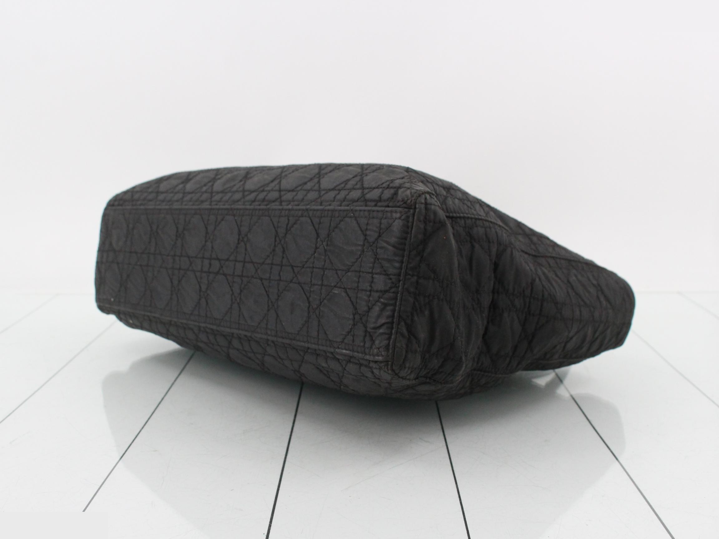 Cannage handbag, Noir — view 6