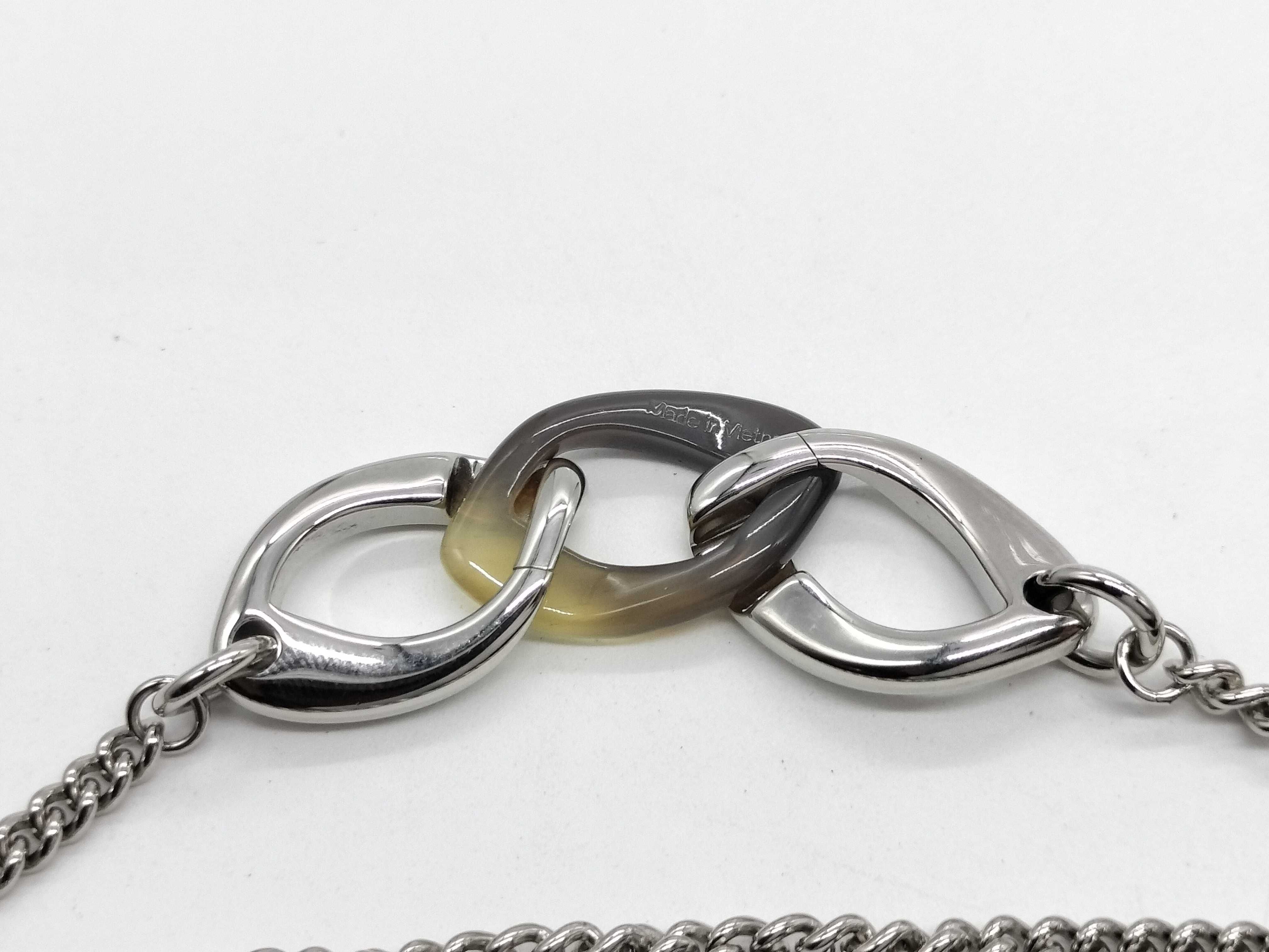 Chaine de H Necklace GD0265 Silver Necklace — view 3