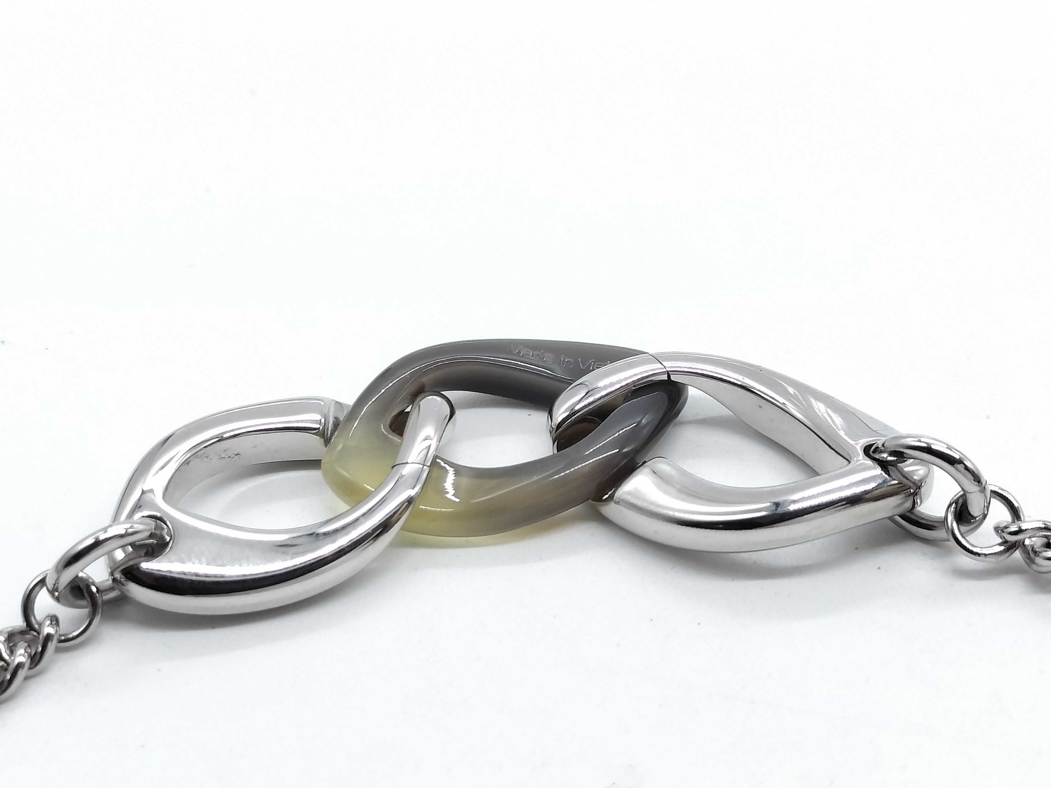 Chaine de H Necklace GD0265 Silver Necklace — view 4