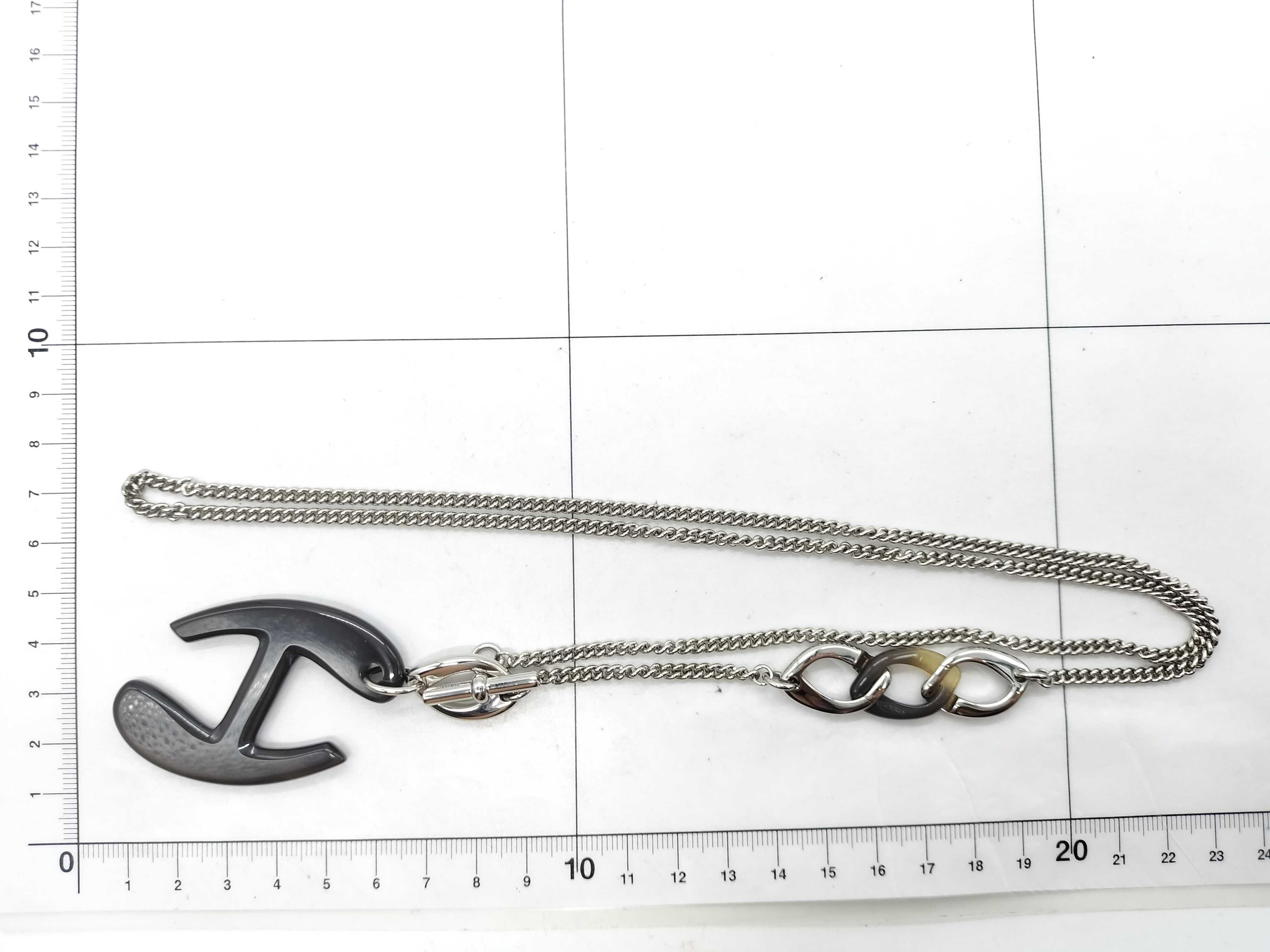 Chaine de H Necklace GD0265 Silver Necklace — view 9