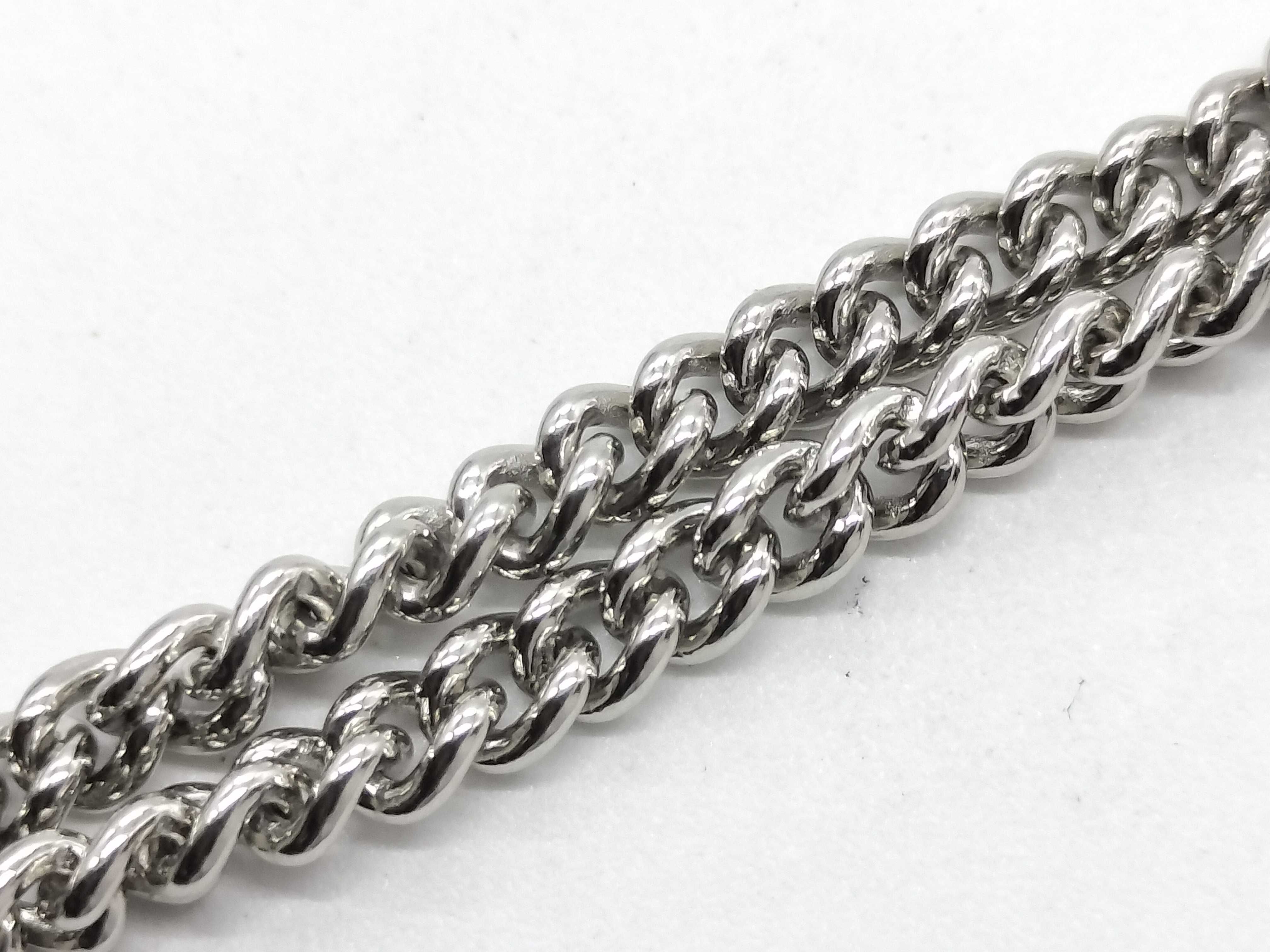 Chaine de H Necklace GD0265 Silver Necklace — view 10