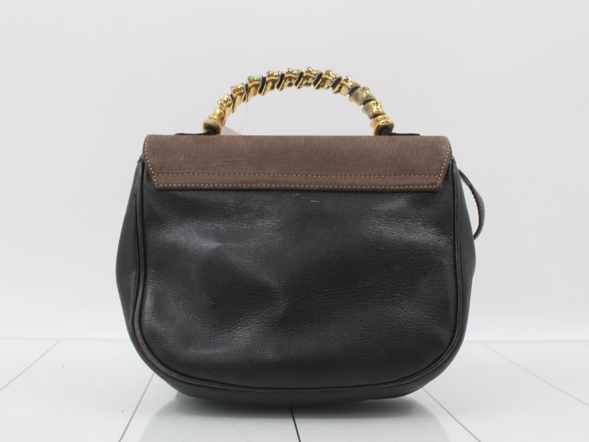 Velázquez 2-Way Handbag, Leather, Black — view 2