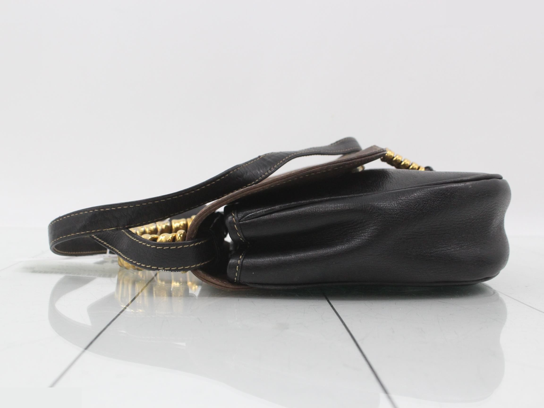 Velázquez 2-Way Handbag, Leather, Black — view 4
