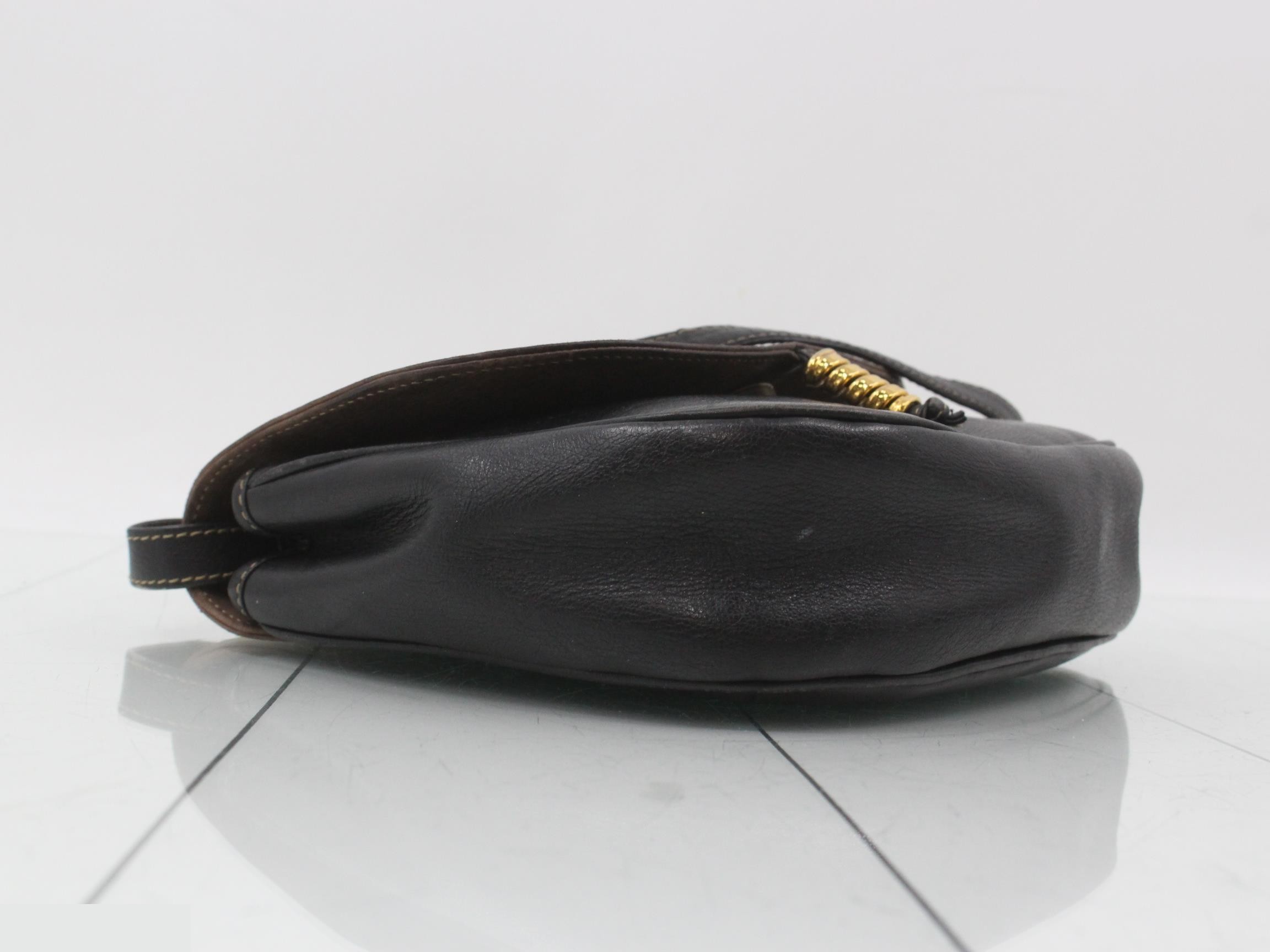 Velázquez 2-Way Handbag, Leather, Black — view 5