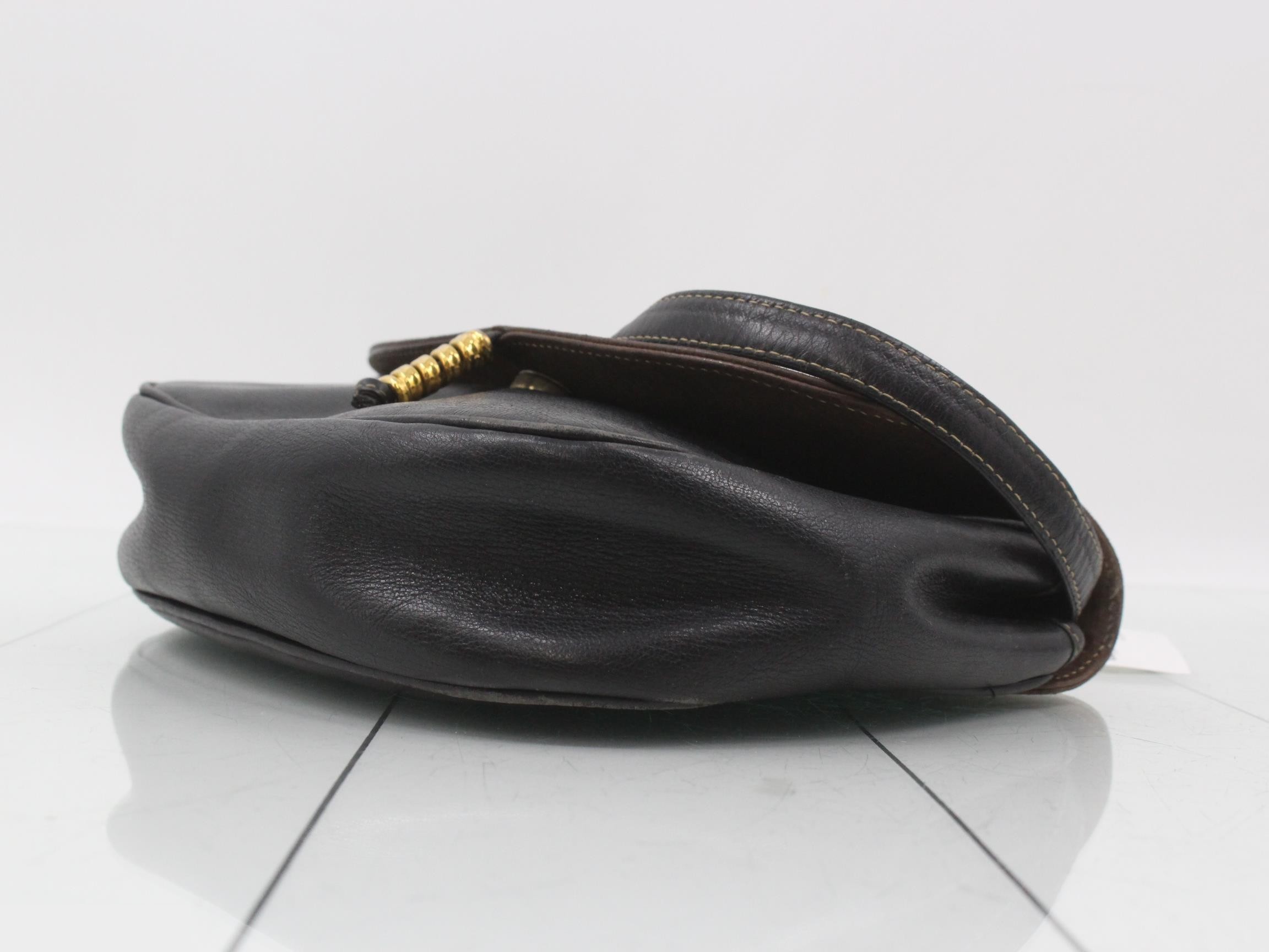 Velázquez 2-Way Handbag, Leather, Black — view 6