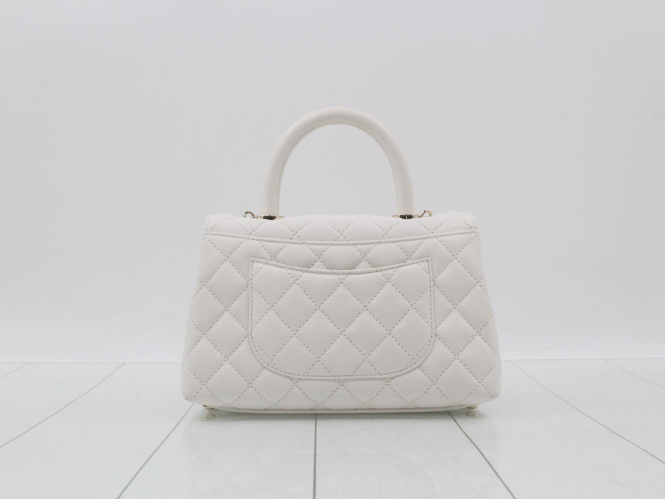 Small top-handle flap bag / Matelassé / Coco Handle XS — view 2