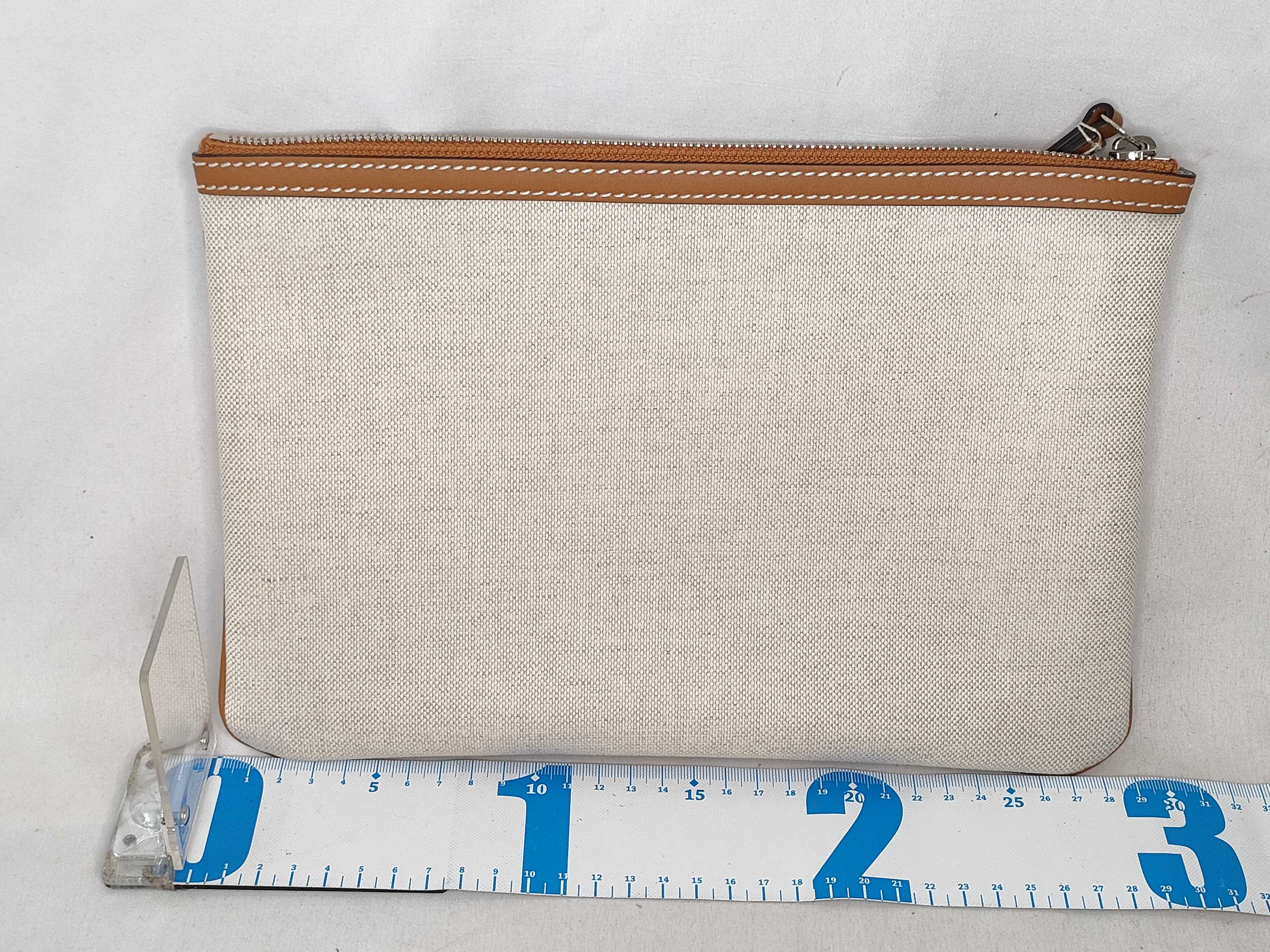 Unused Clutch Bag with Logo Print — view 2