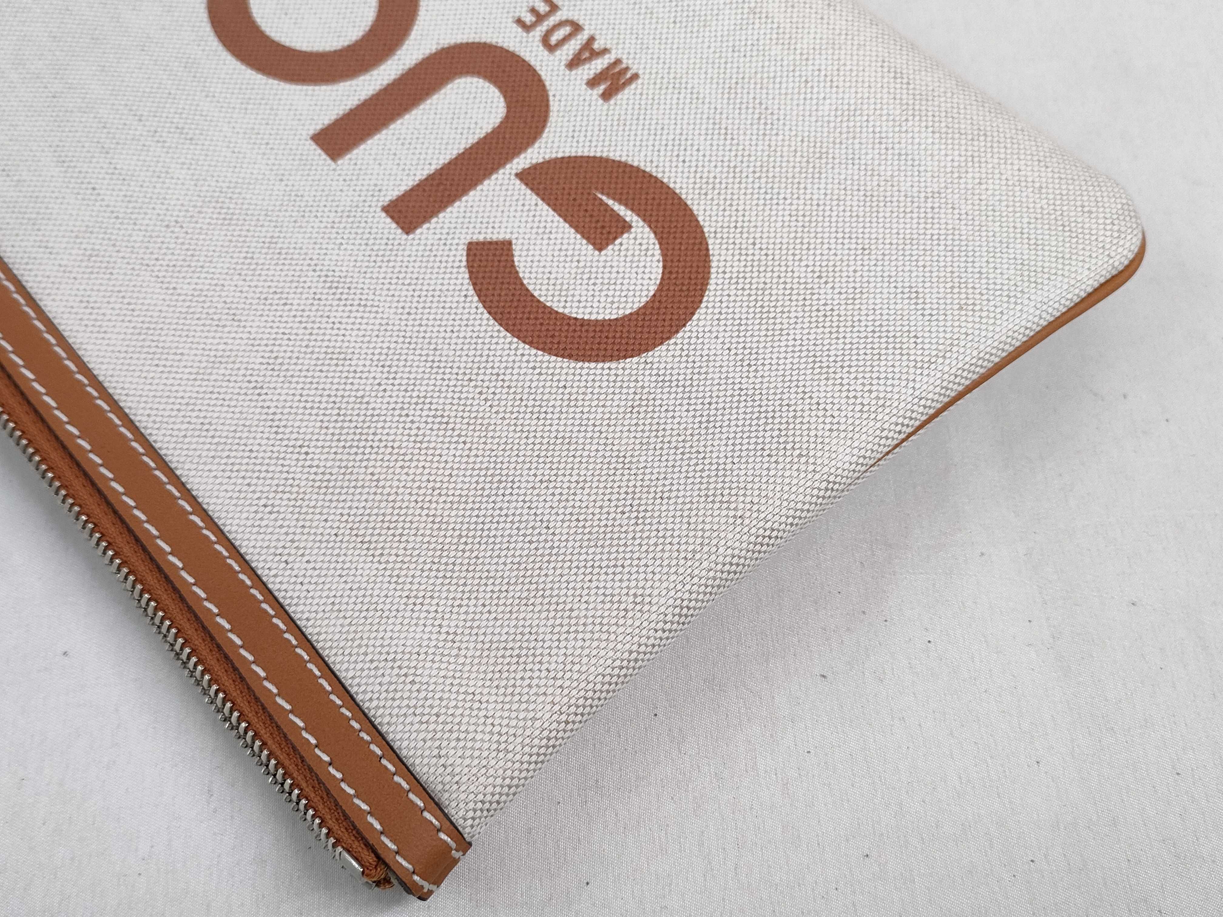 Unused Clutch Bag with Logo Print — view 11