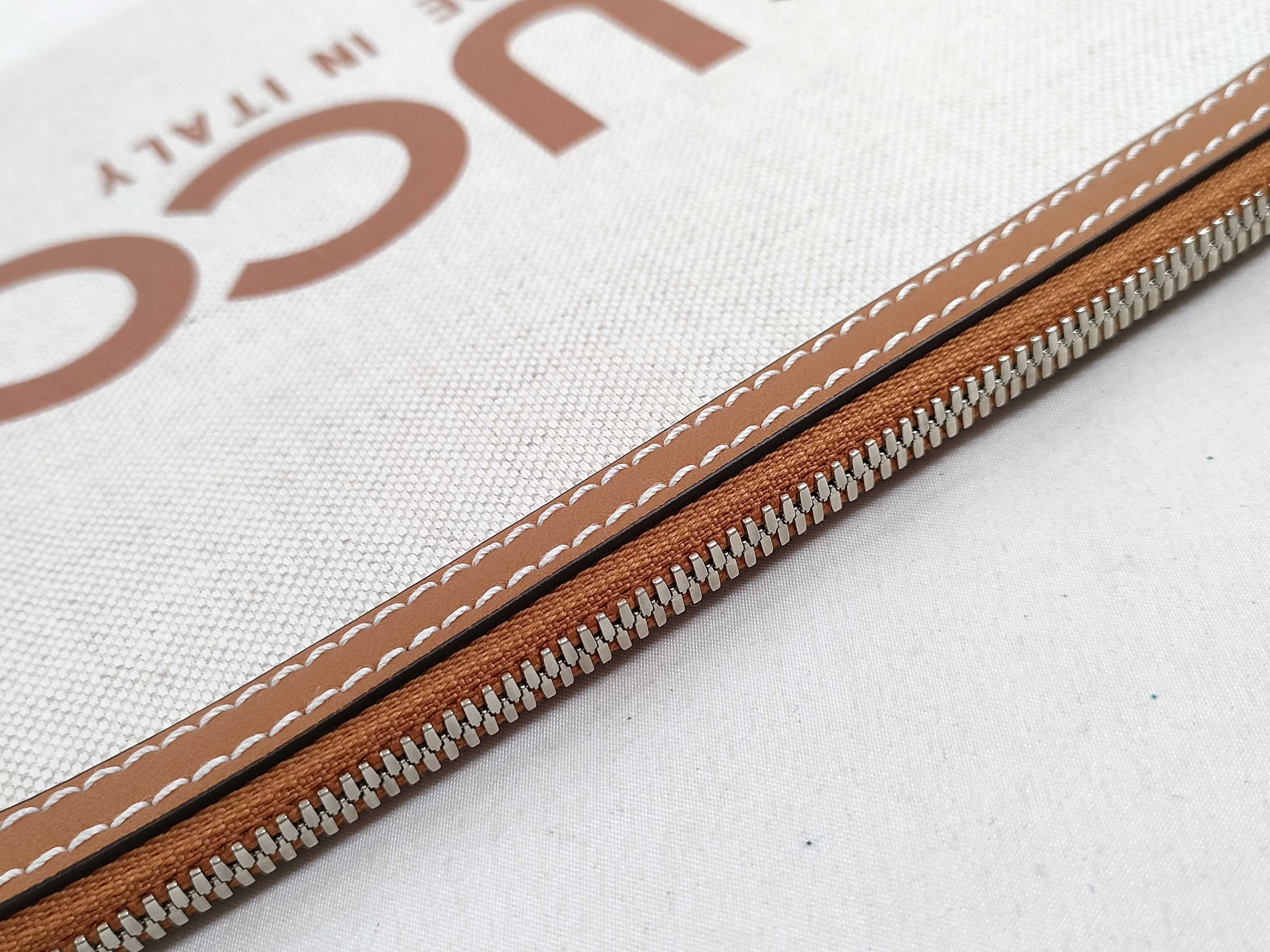 Unused Clutch Bag with Logo Print — view 5