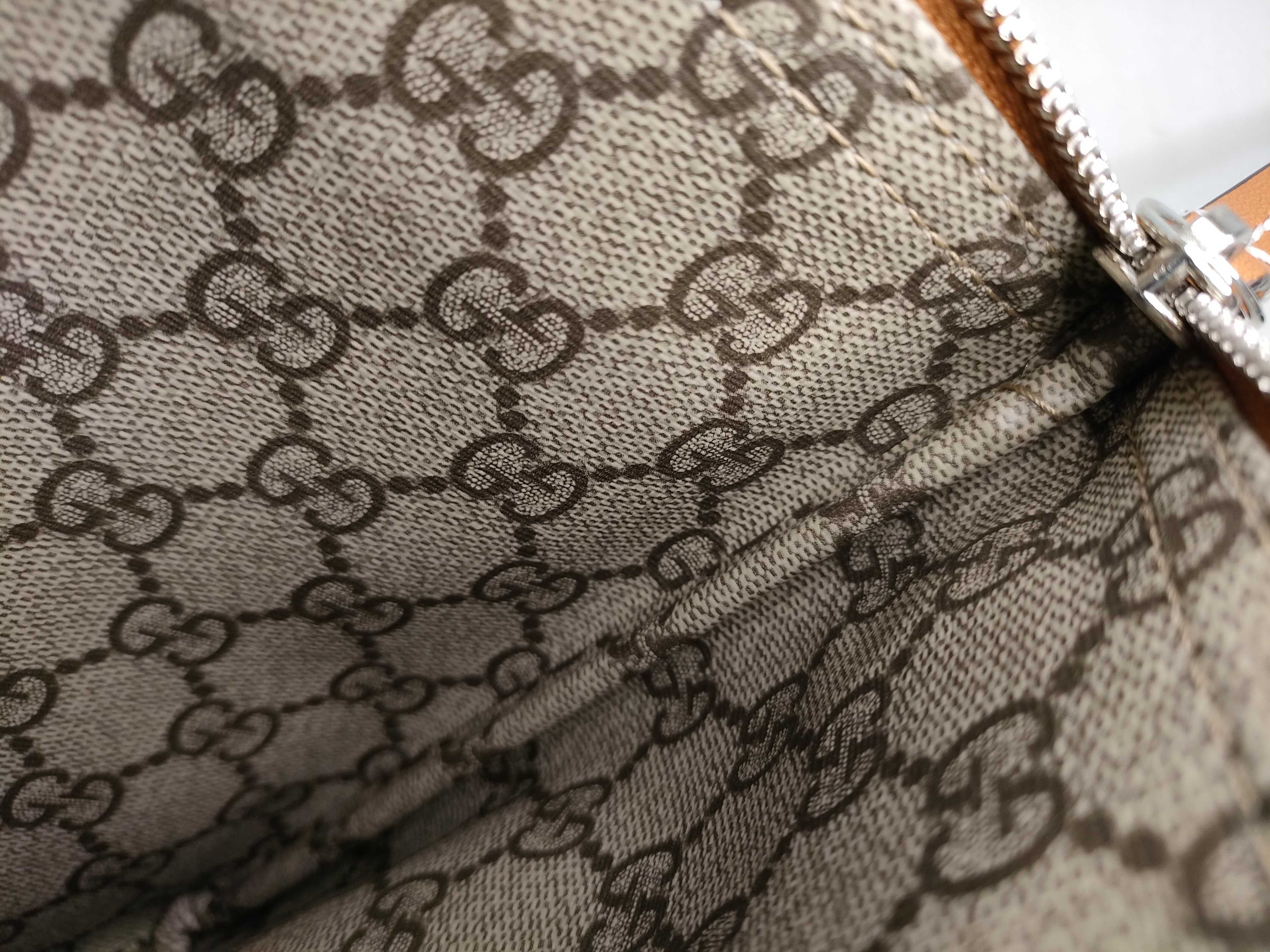 Unused Clutch Bag with Logo Print — view 6