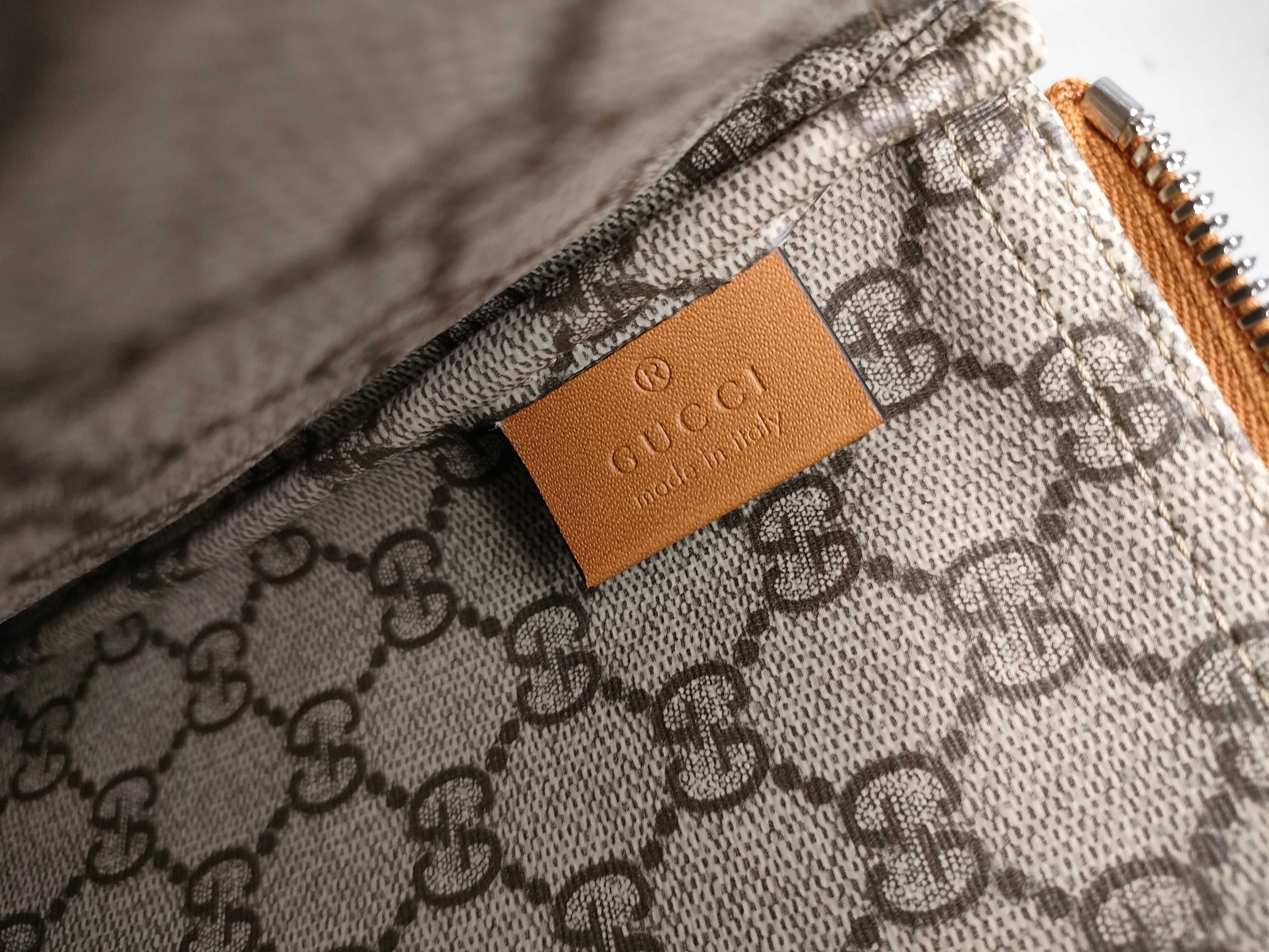 Unused Clutch Bag with Logo Print — view 8