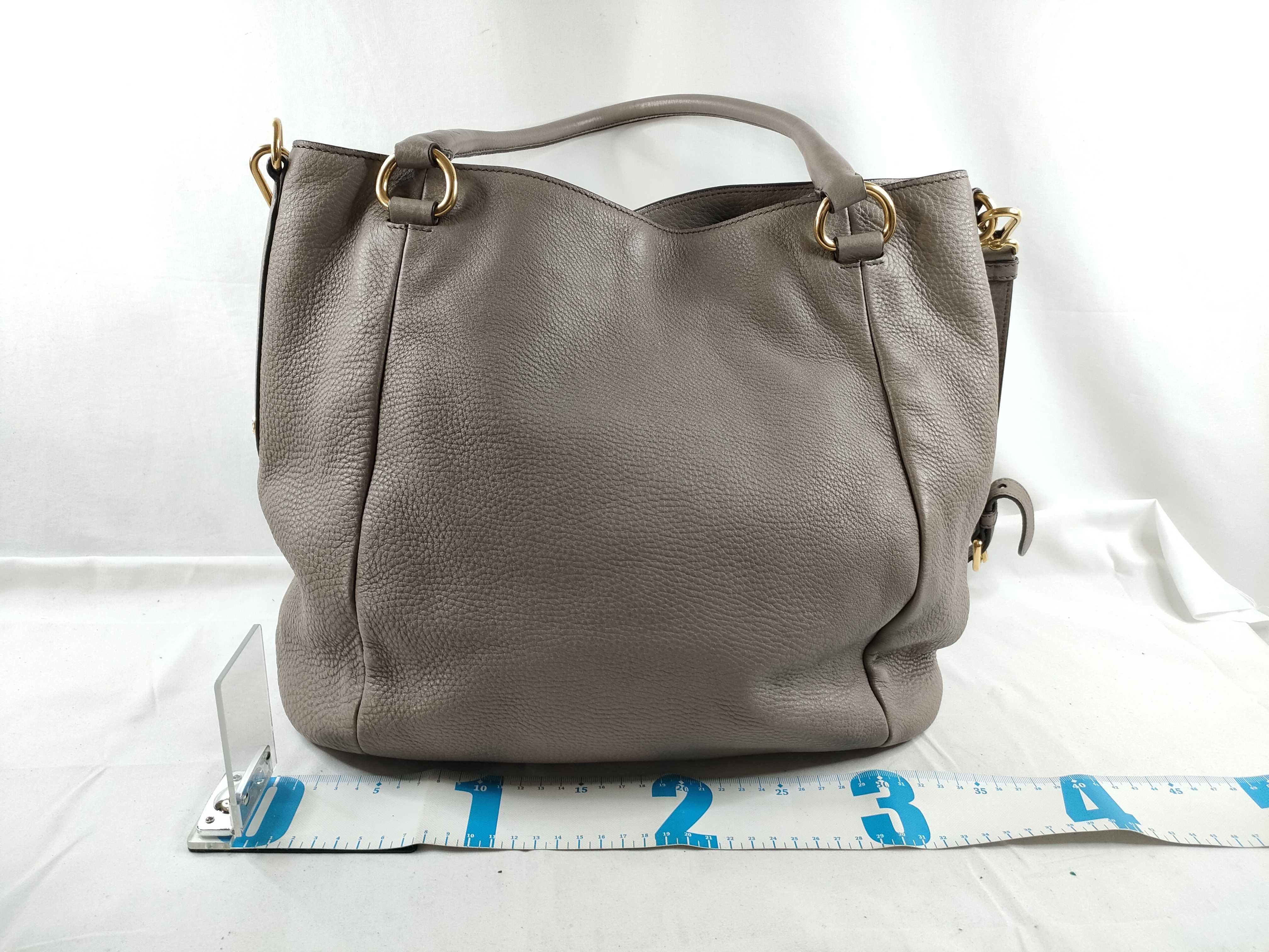 Tote Bag / Leather / Beige — view 2
