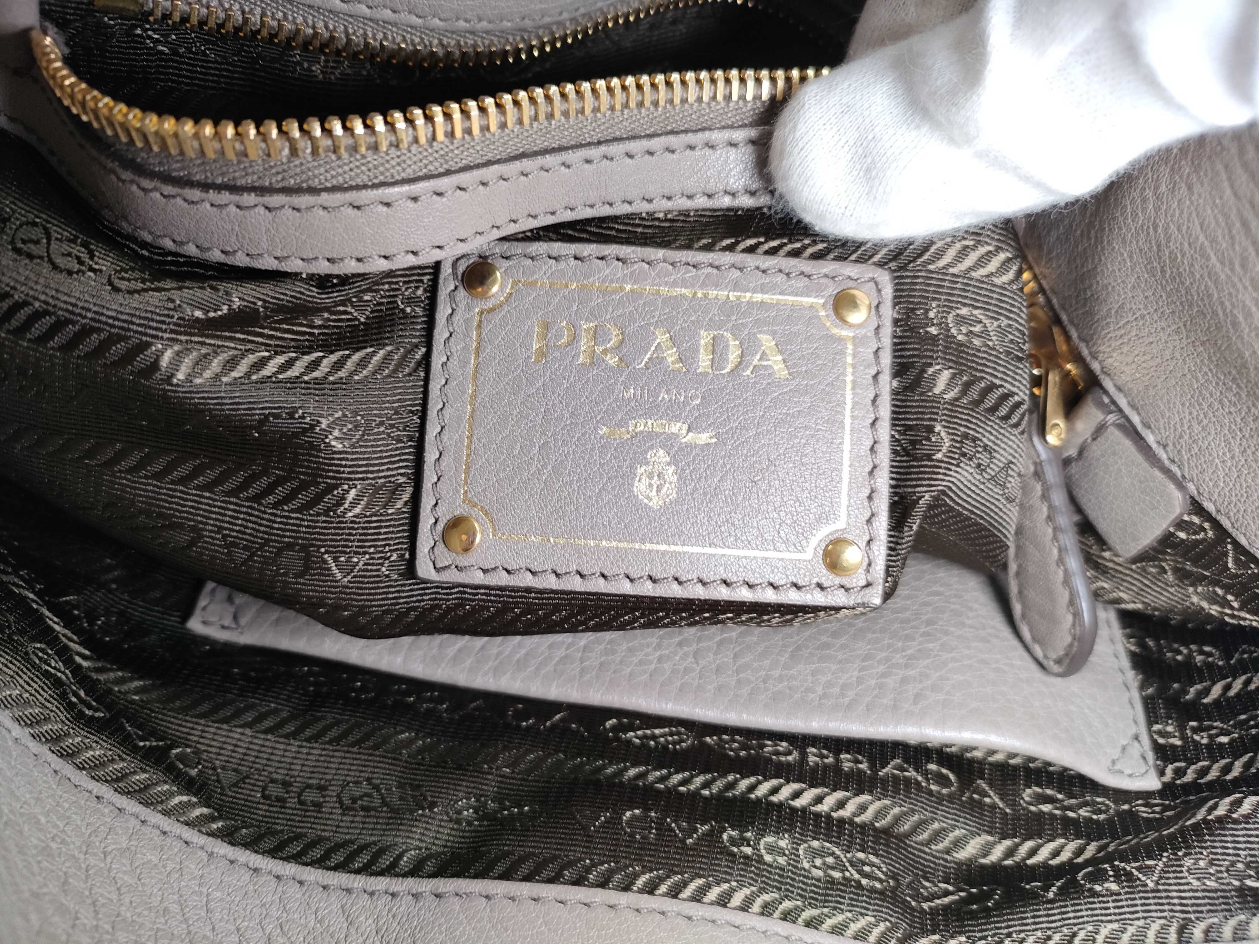 Tote Bag / Leather / Beige — view 13