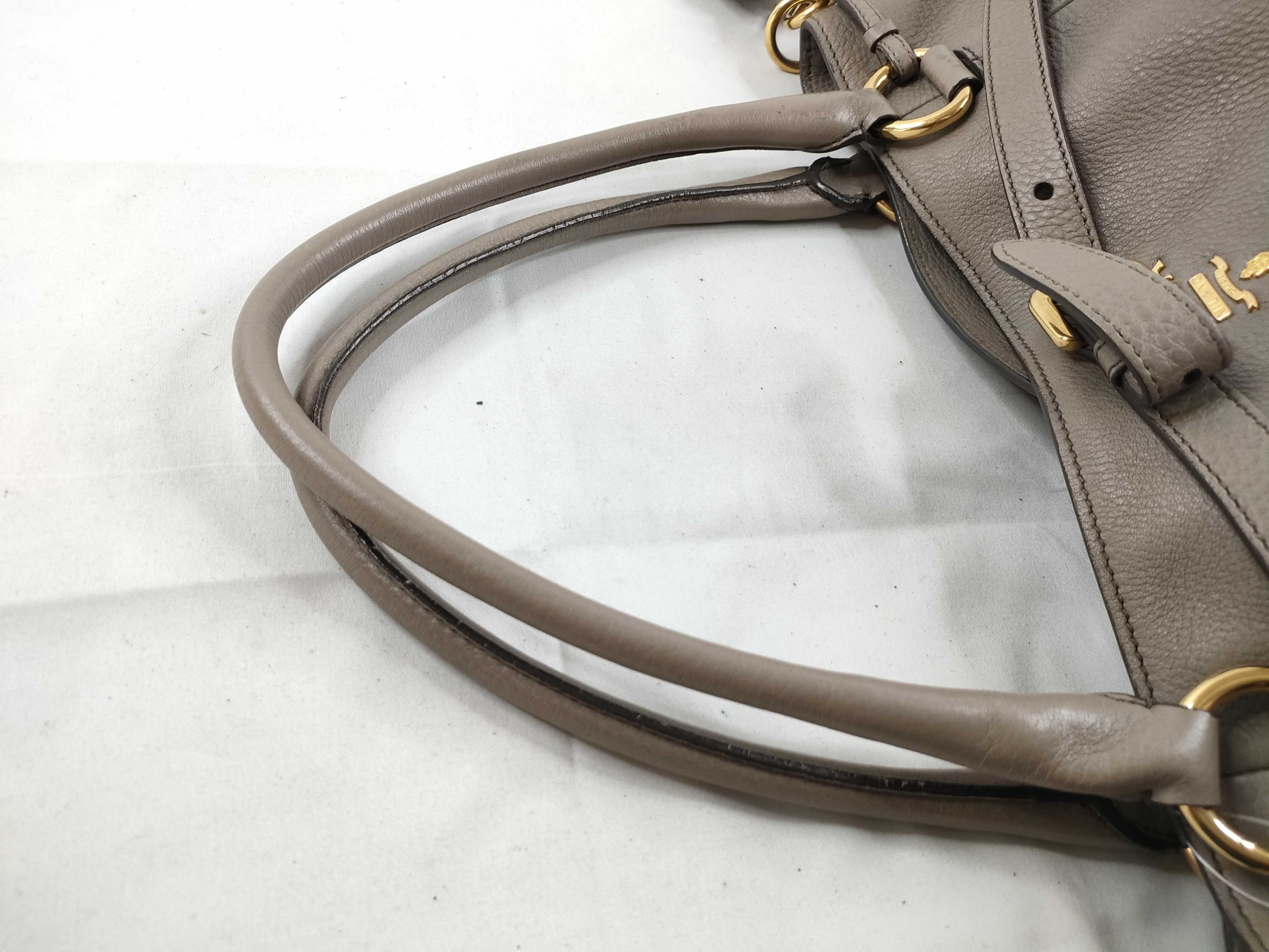 Tote Bag / Leather / Beige — view 6