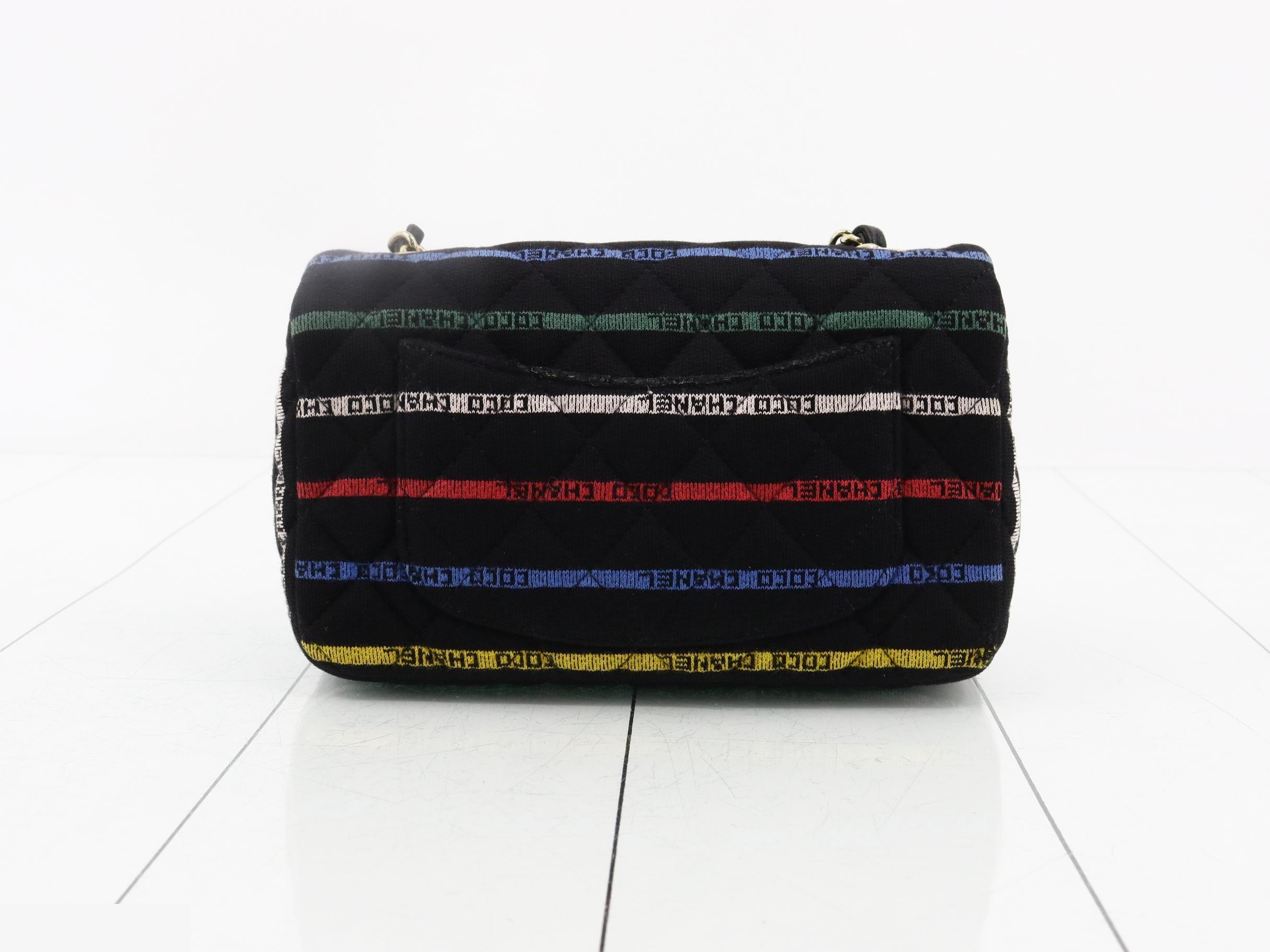 Fabric Mini Matelassé Chain Shoulder Bag — view 2