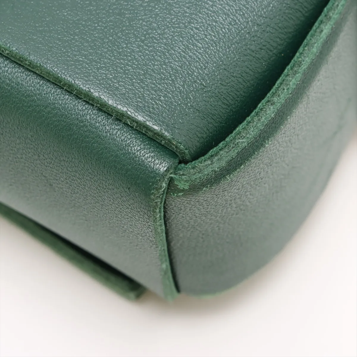 Maxi Intrecciato Cassette Leather Shoulder Bag, Green — view 11