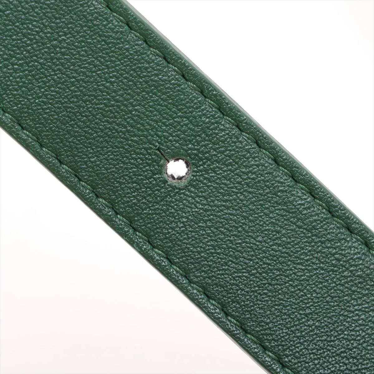 Maxi Intrecciato Cassette Leather Shoulder Bag, Green — view 12