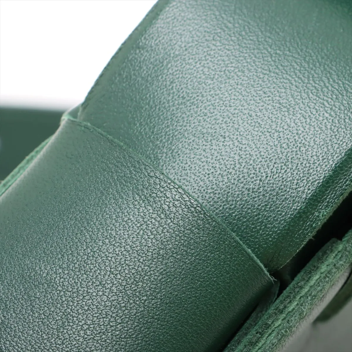 Maxi Intrecciato Cassette Leather Shoulder Bag, Green — view 10