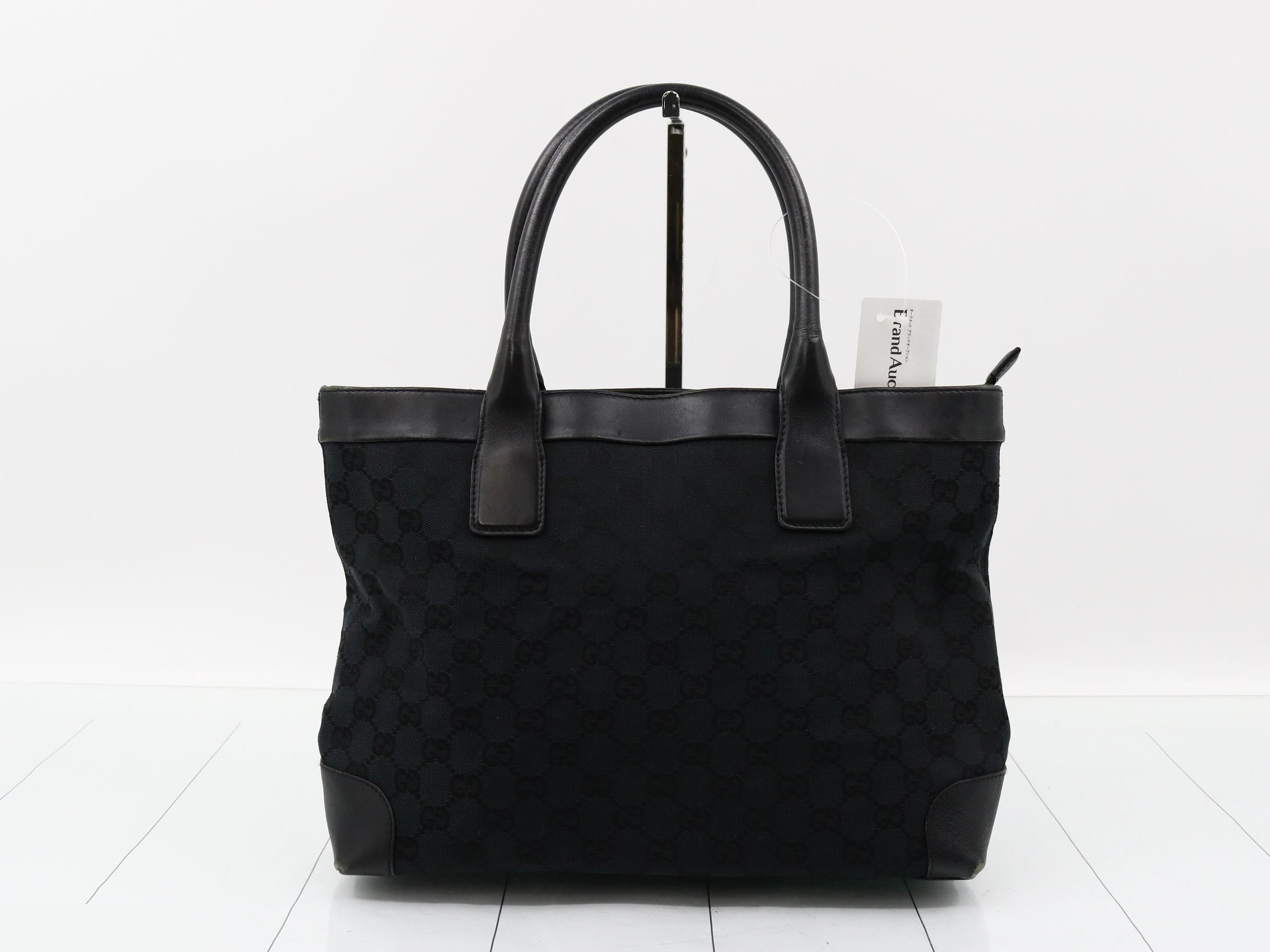 GG canvas x leather tote bag