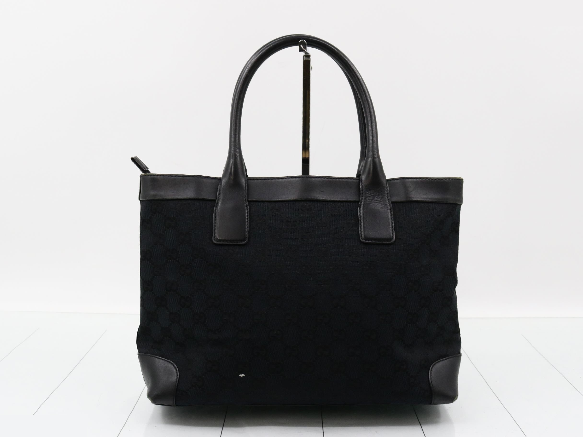 GG canvas x leather tote bag — view 2