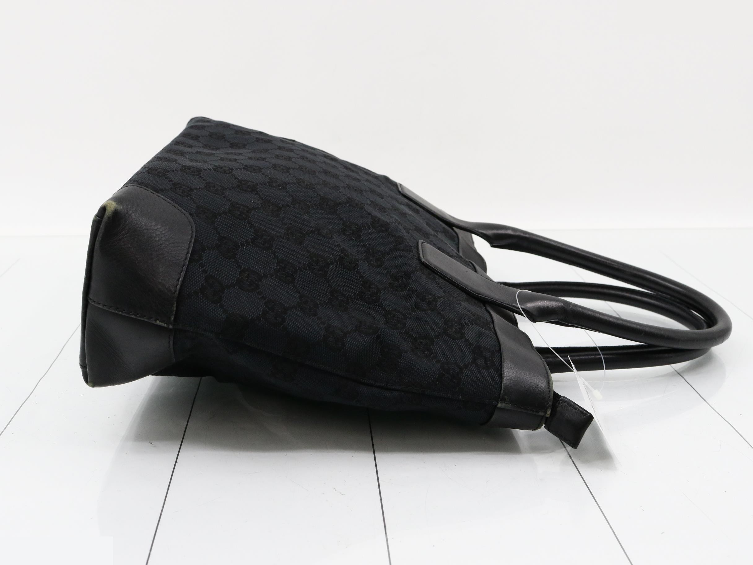 GG canvas x leather tote bag — view 3