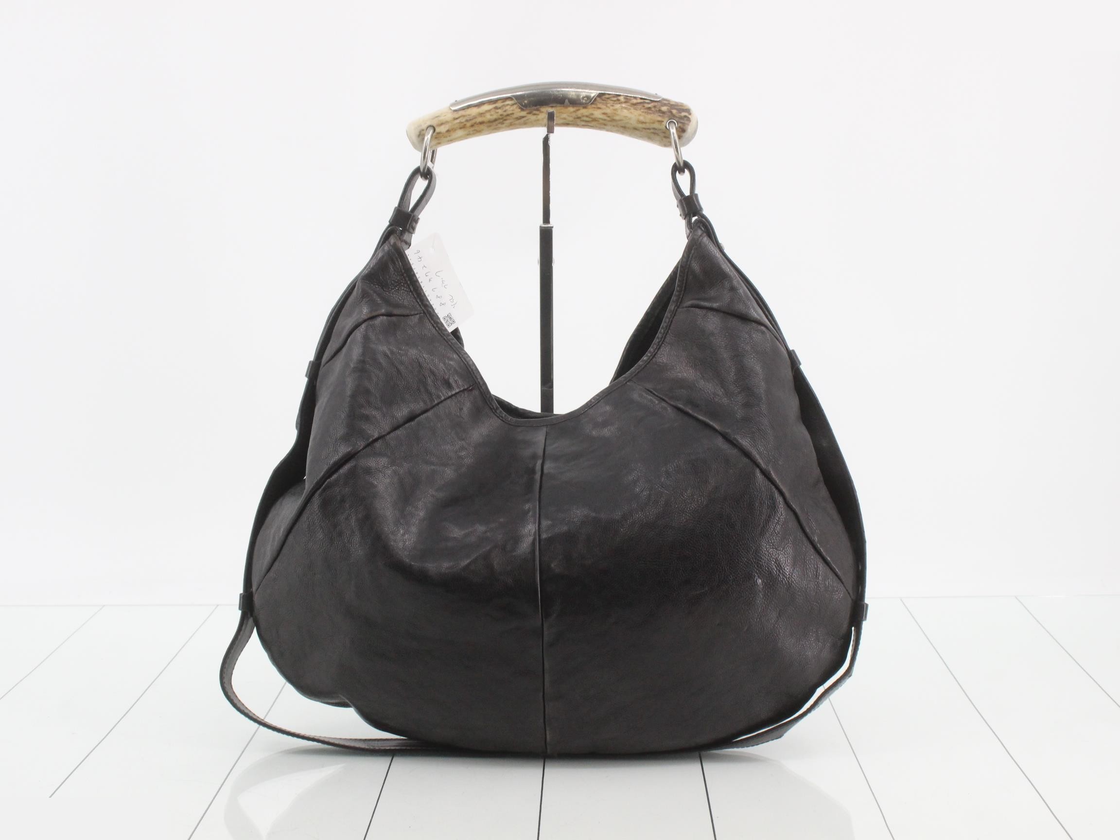 Mombasa One-Shoulder Bag, Leather, Black