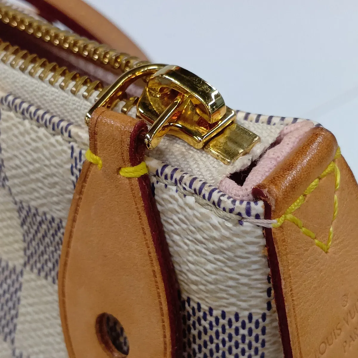 Damier Azur Iena PM N44039 MI2107 White — view 15