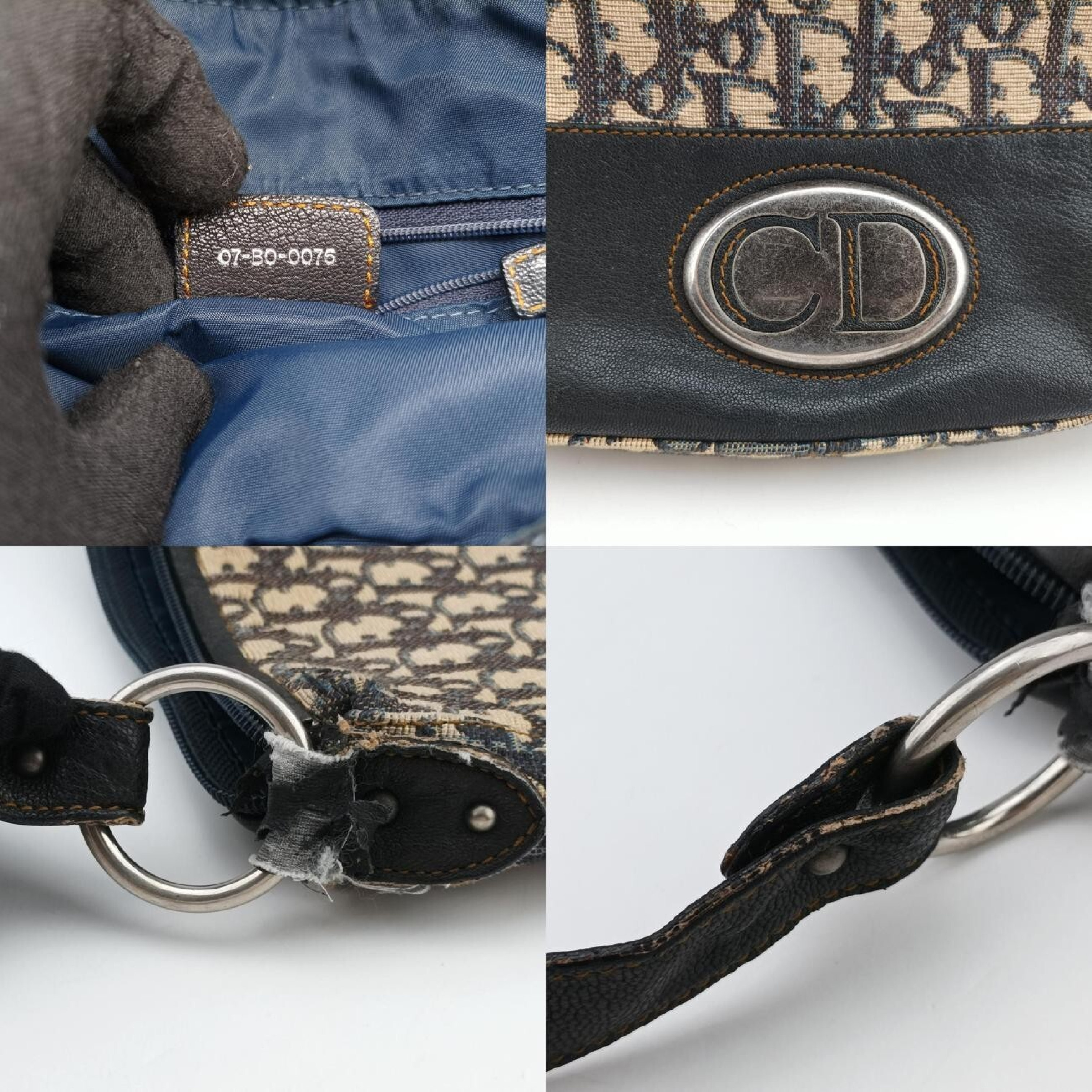 CD Trotter Blue-Black Jacquard 07-BO-0076 Shoulder Bag — view 8