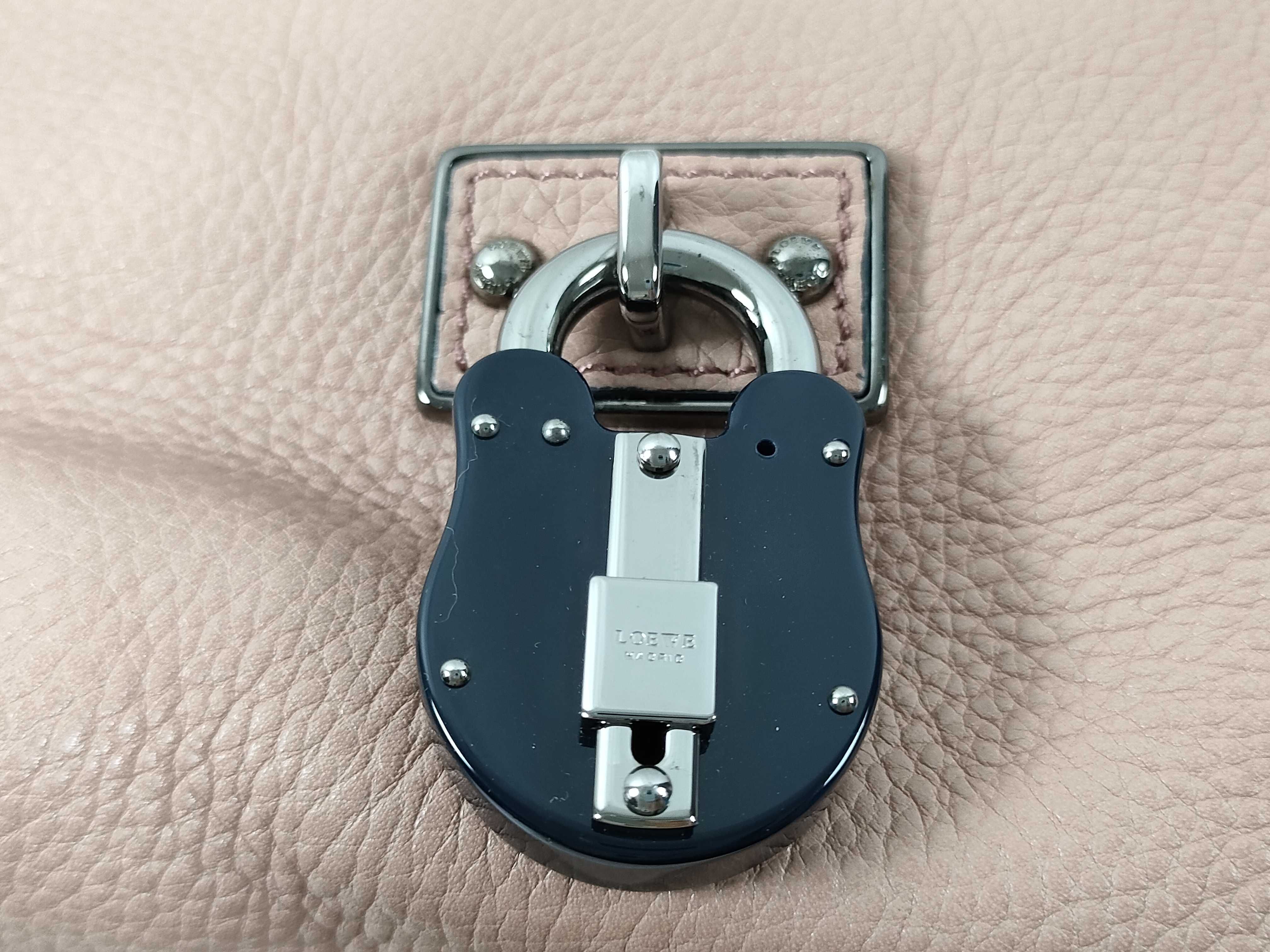 Callie handbag, pink, silver hardware. — view 6