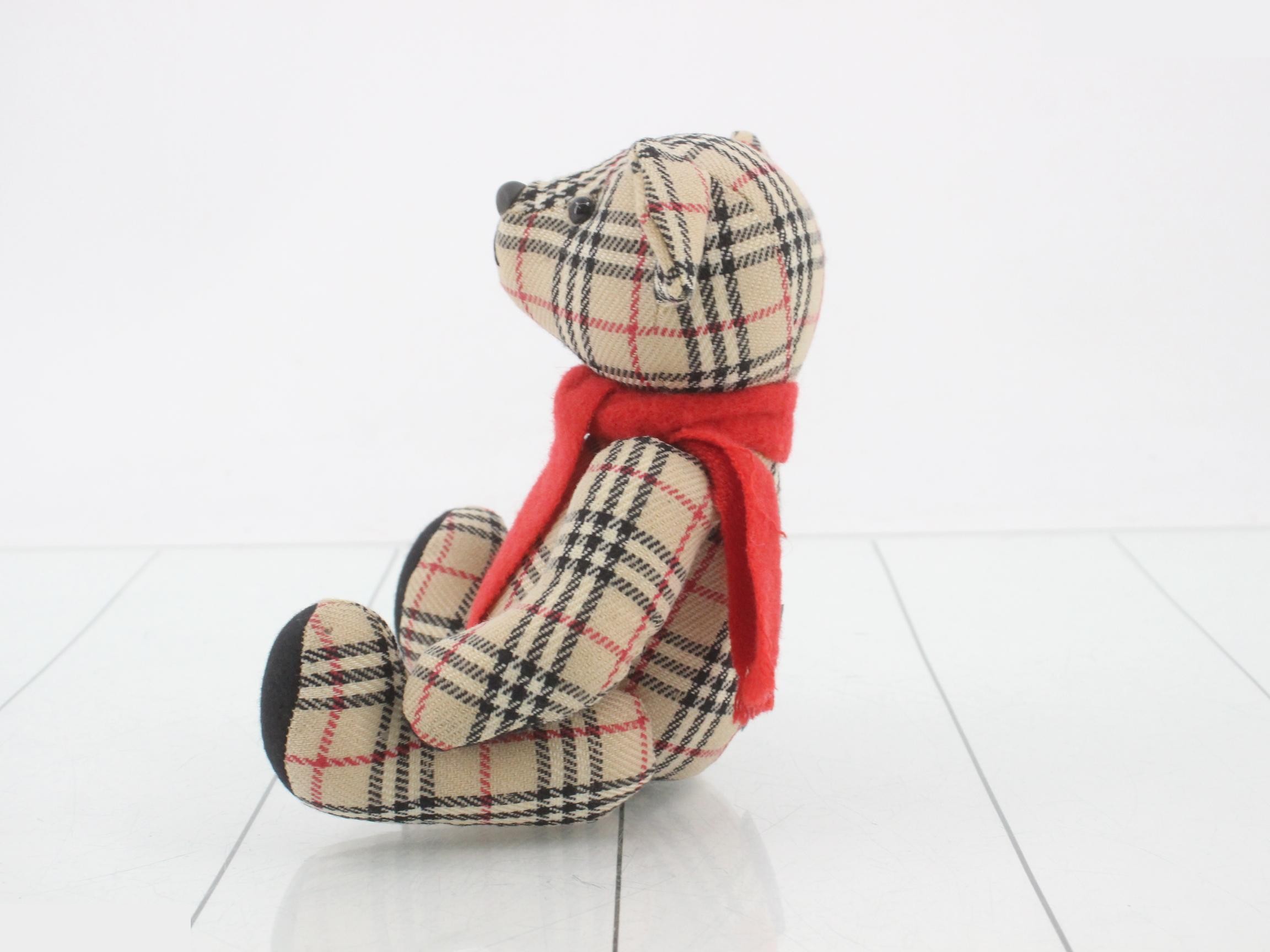 Teddy Bear Plush Toy - Burberry Nova Check — view 3