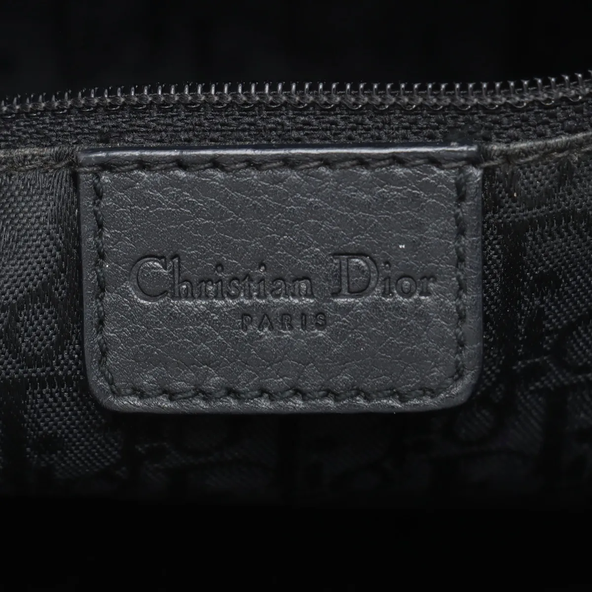 Logo Leather Handbag Black — view 11