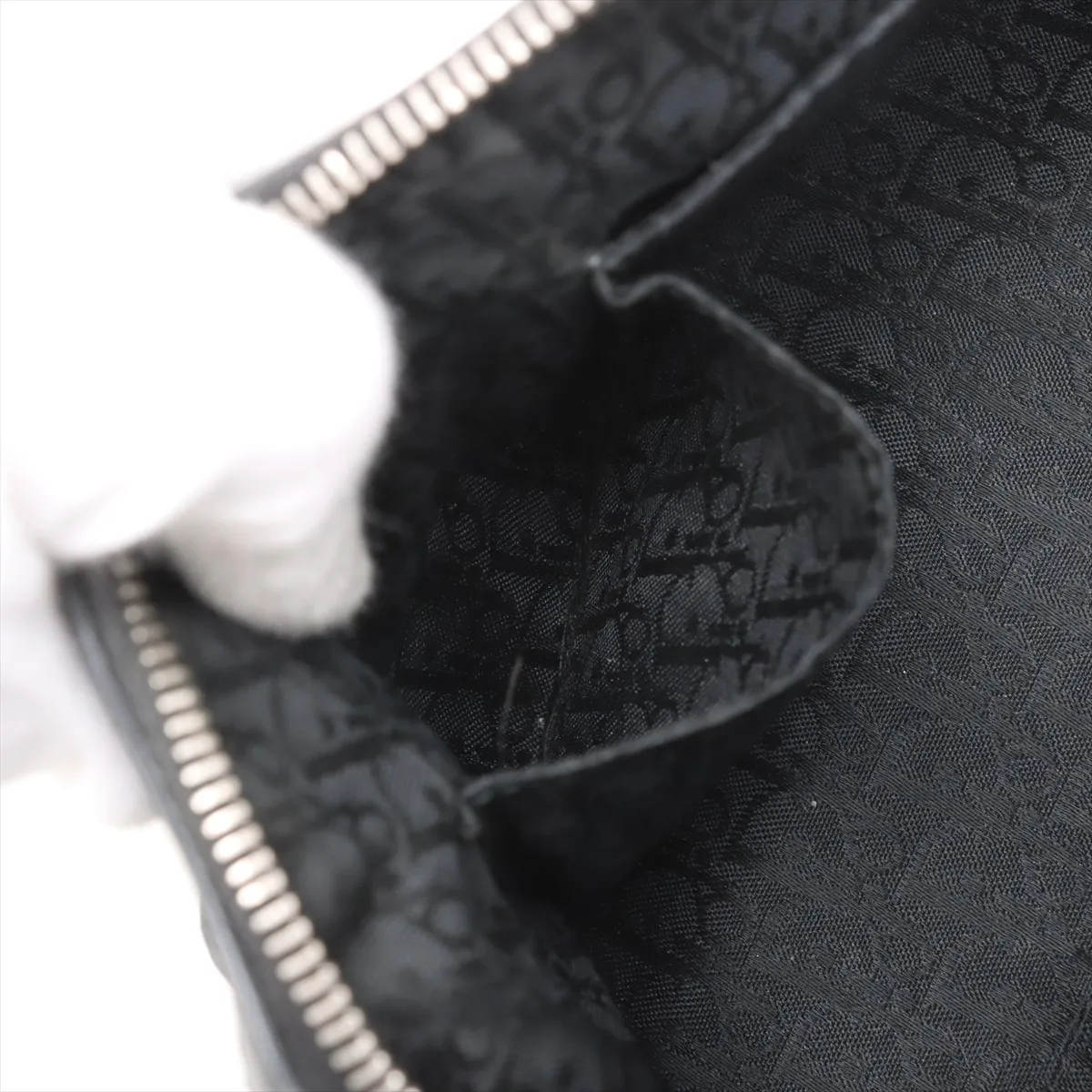 Logo Leather Handbag Black — view 10