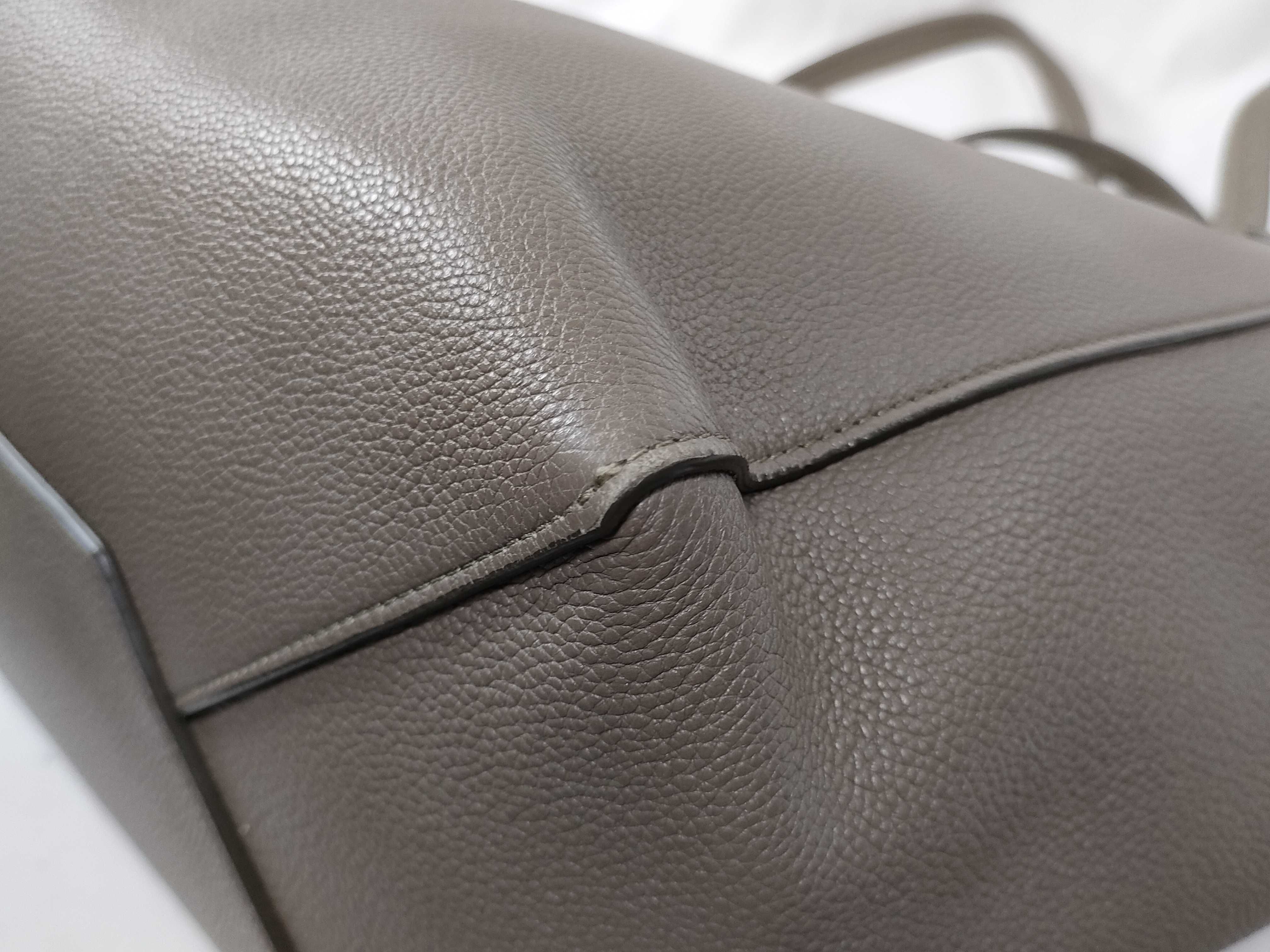 Cabas Phantom Leather Tote Bag, Black Tote Bag — view 6