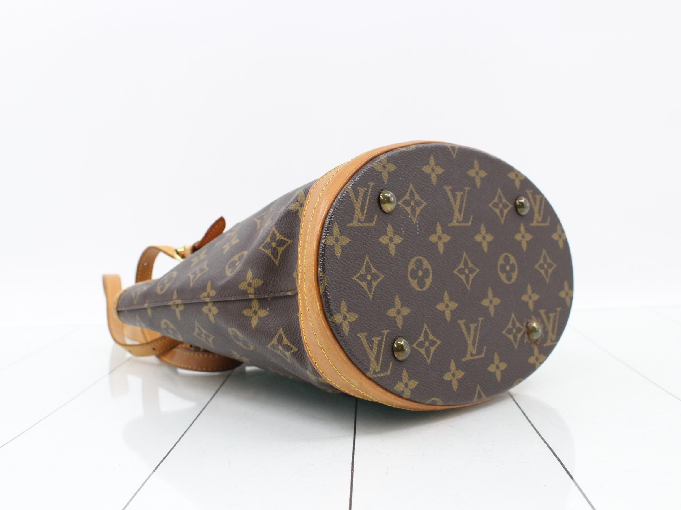 Monogram Bucket PM Tote Bag with Pouch — view 5