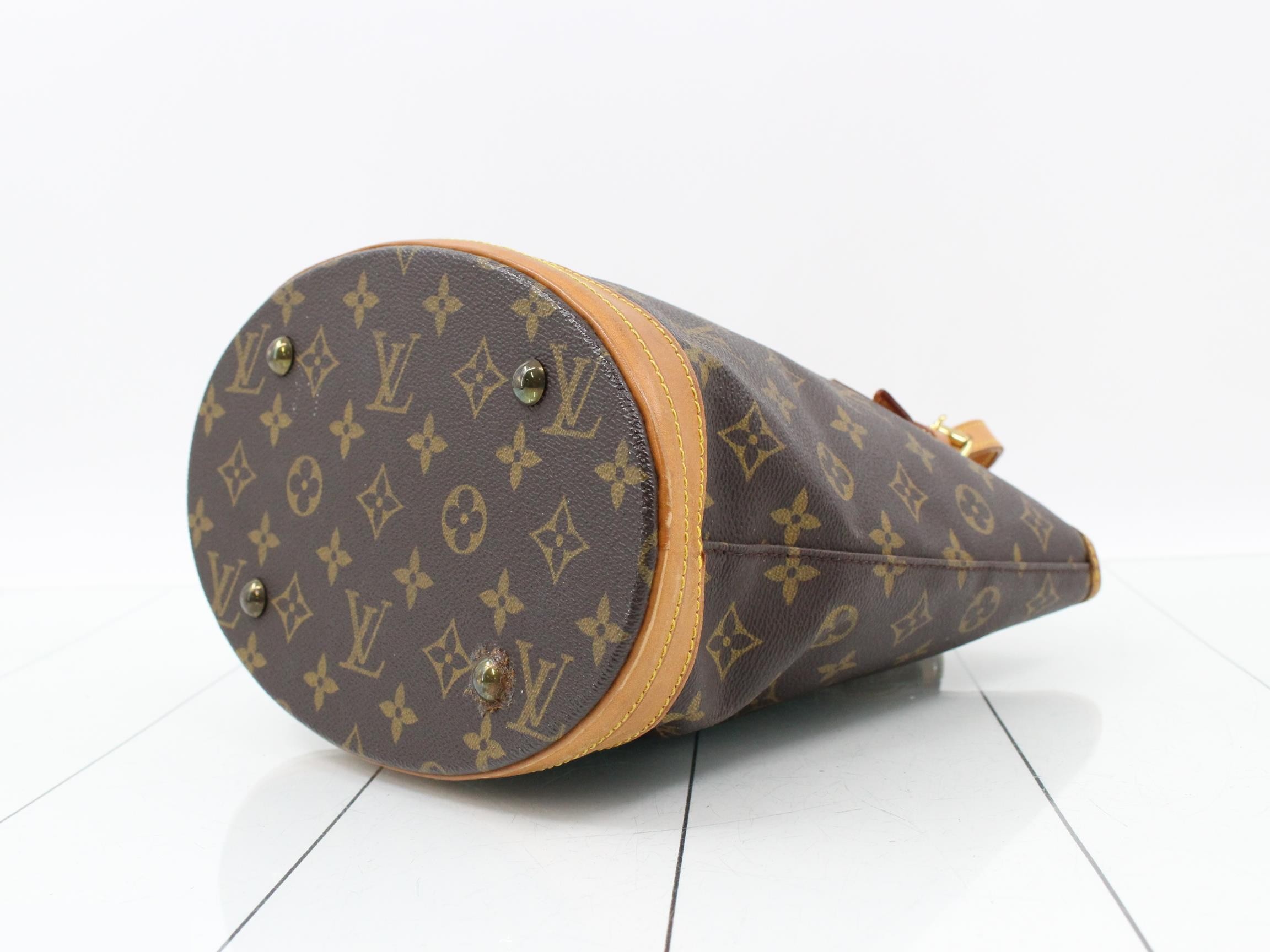 Monogram Bucket PM Tote Bag with Pouch — view 6