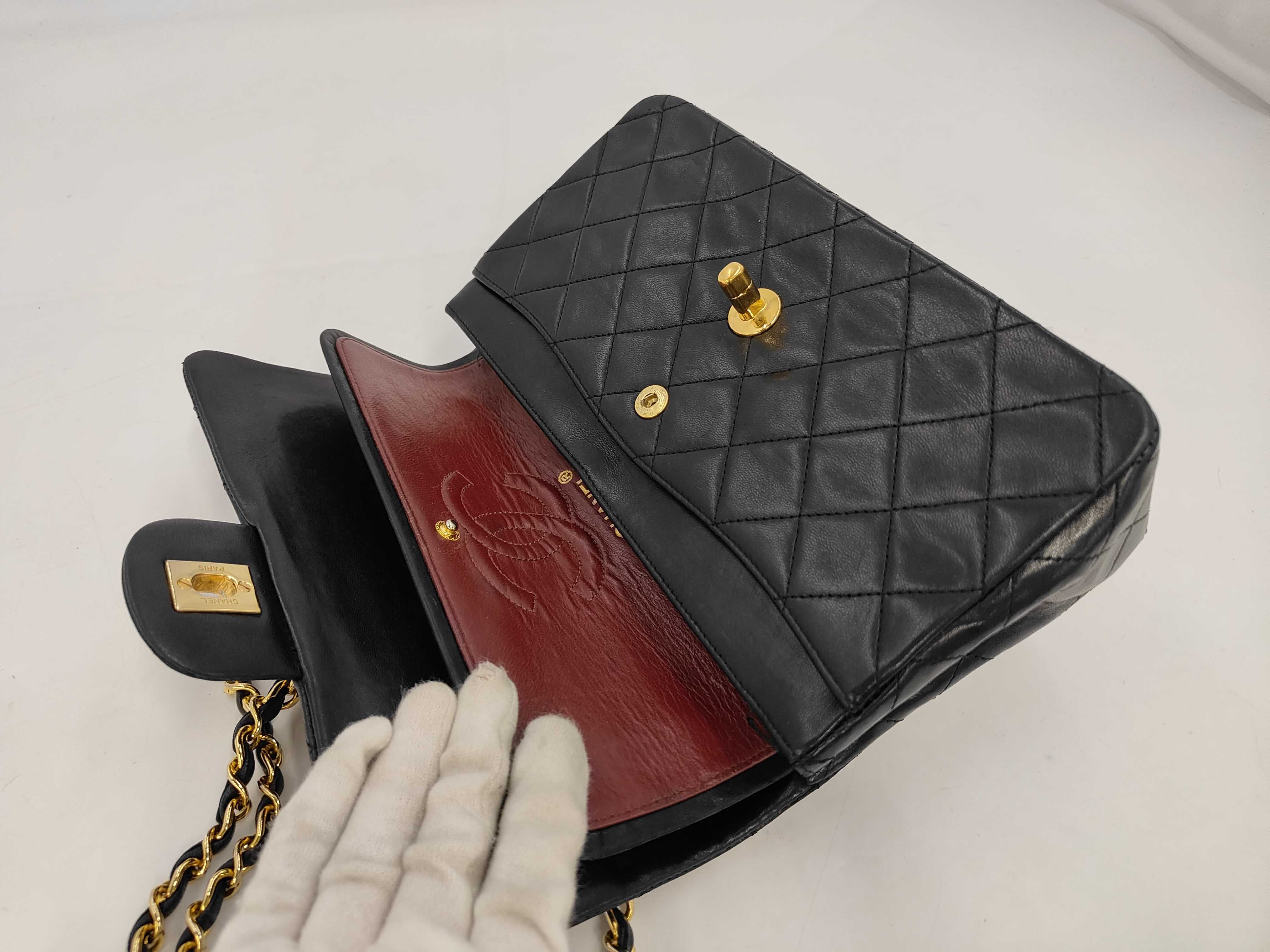 Matelassé Lambskin Shoulder Bag — view 9