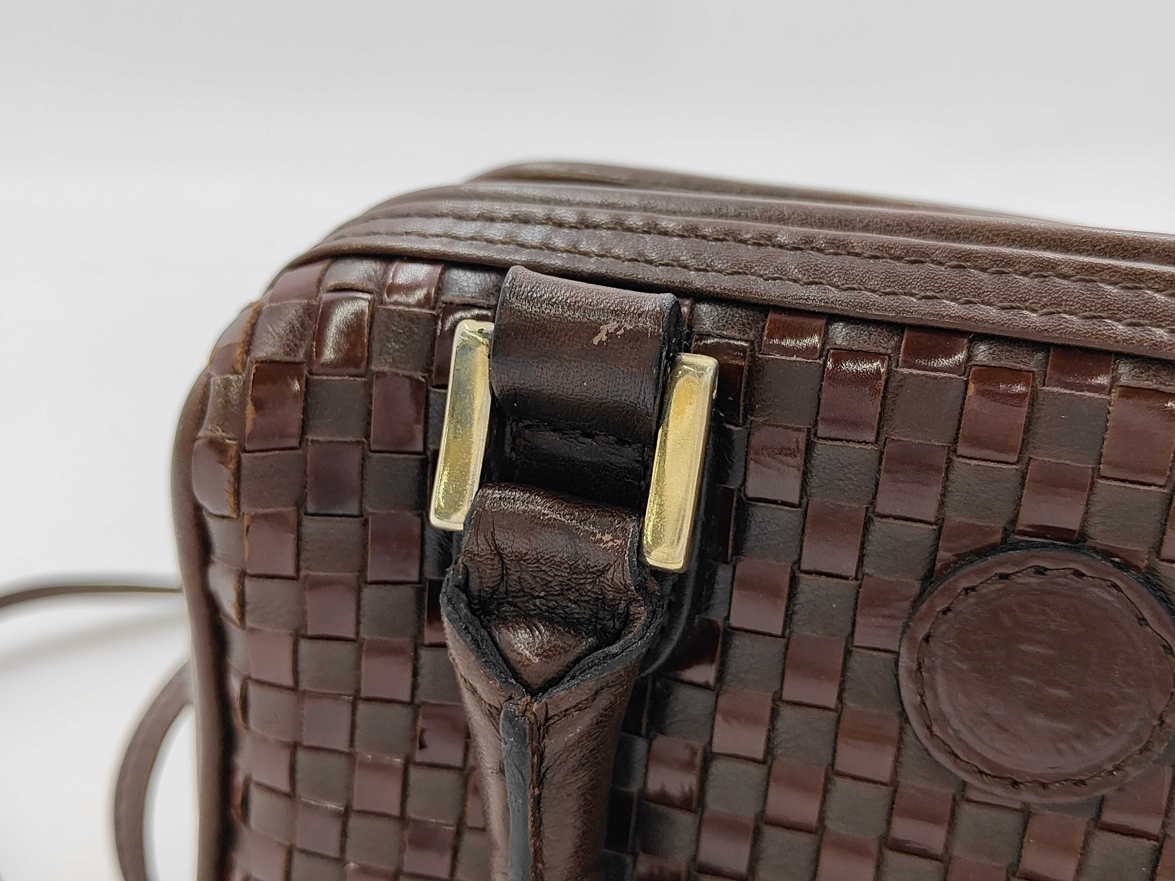 Leather Mini 2-Way Brown Handbag — view 5