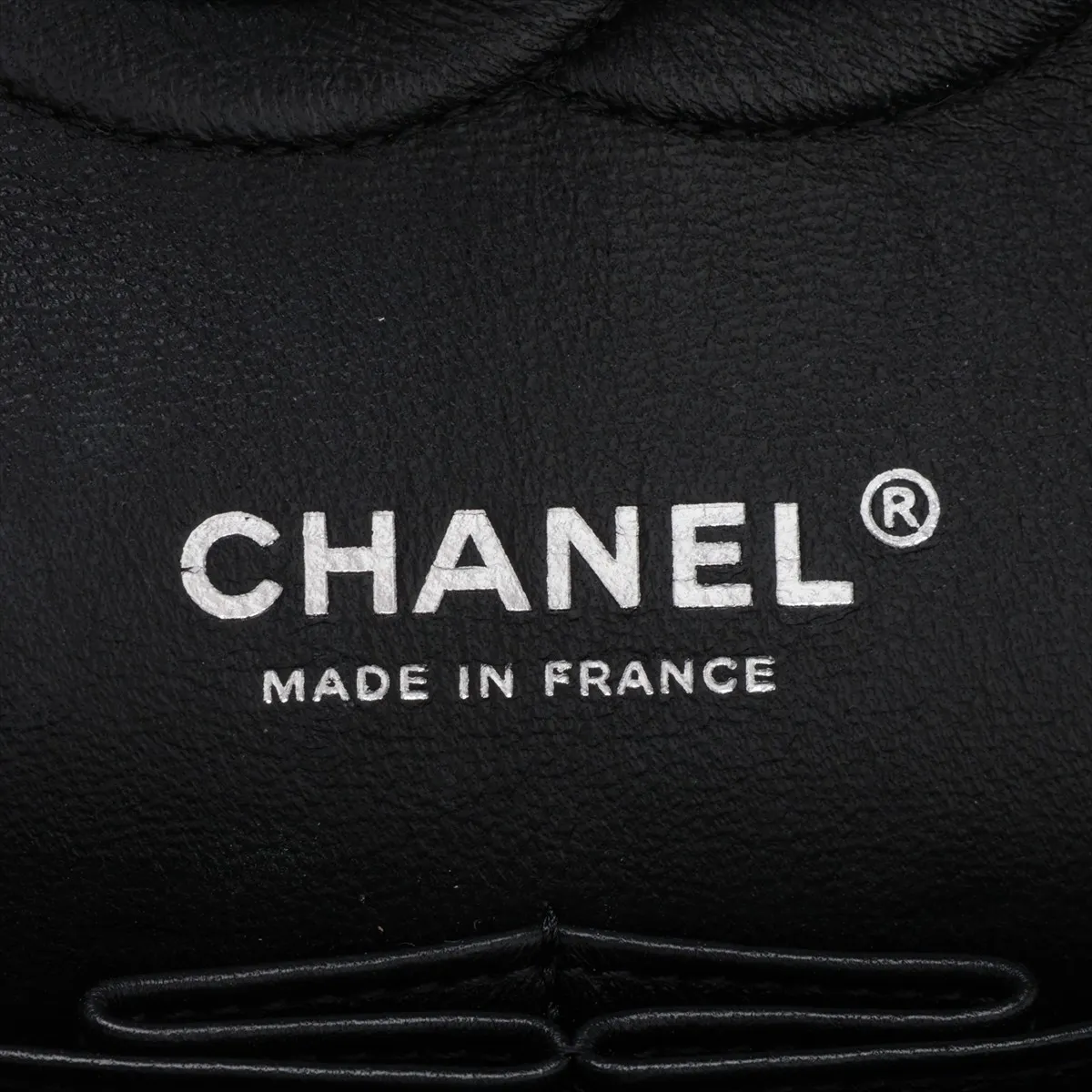 [Individually packaged] Chanel Matelassé 25 Canvas Double Flap Double Chain Bag, Black, Silver Hardware, CCAHJGE2, Random Plate, A01112 — view 11