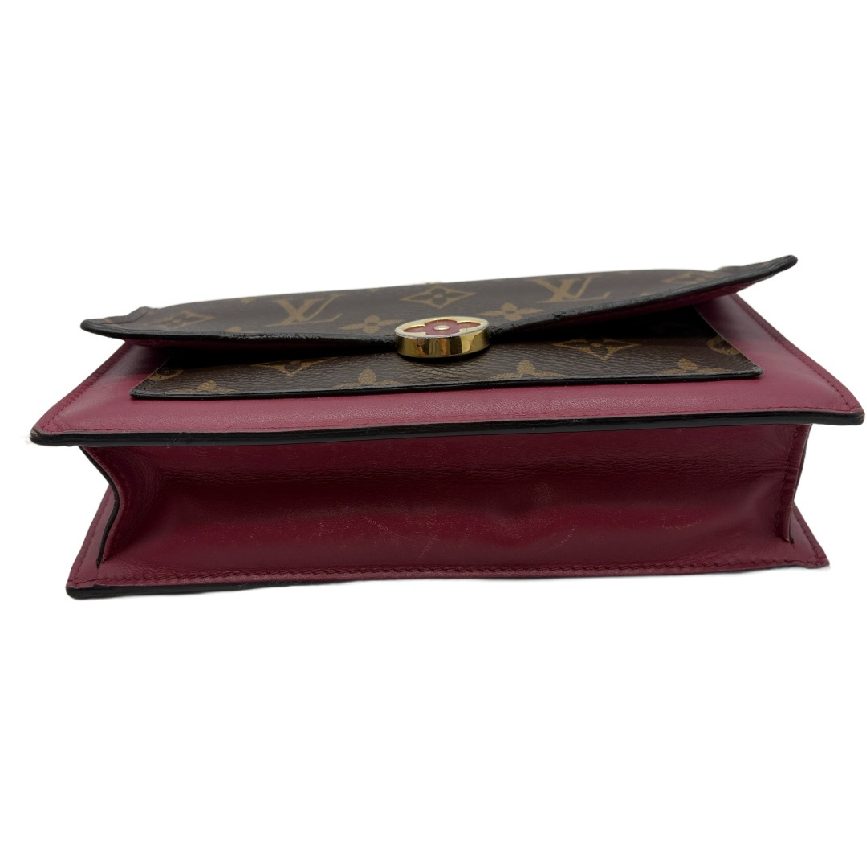 Monogram Portefeuille Flore Chain Wallet Shoulder Bag — view 6