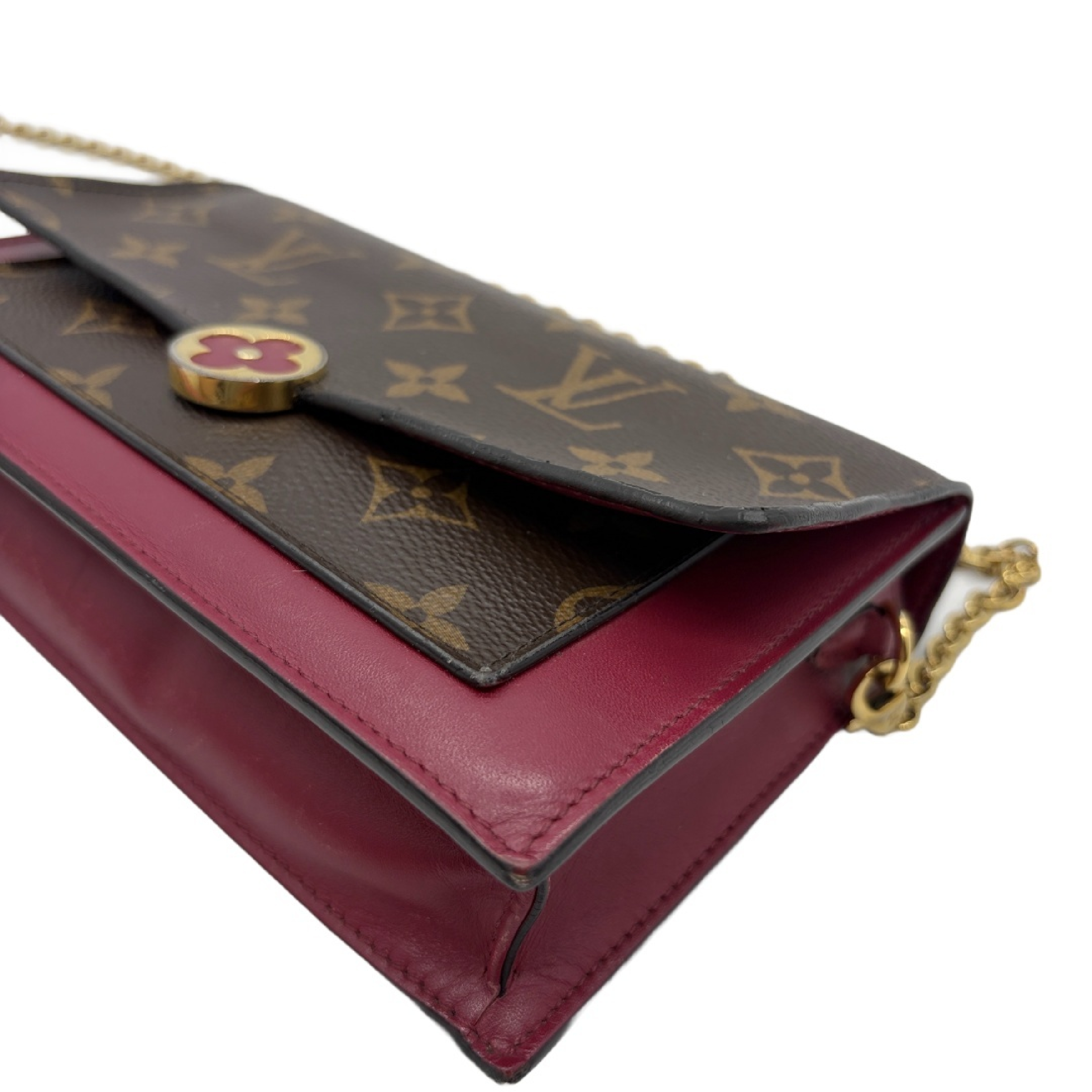 Monogram Portefeuille Flore Chain Wallet Shoulder Bag — view 7