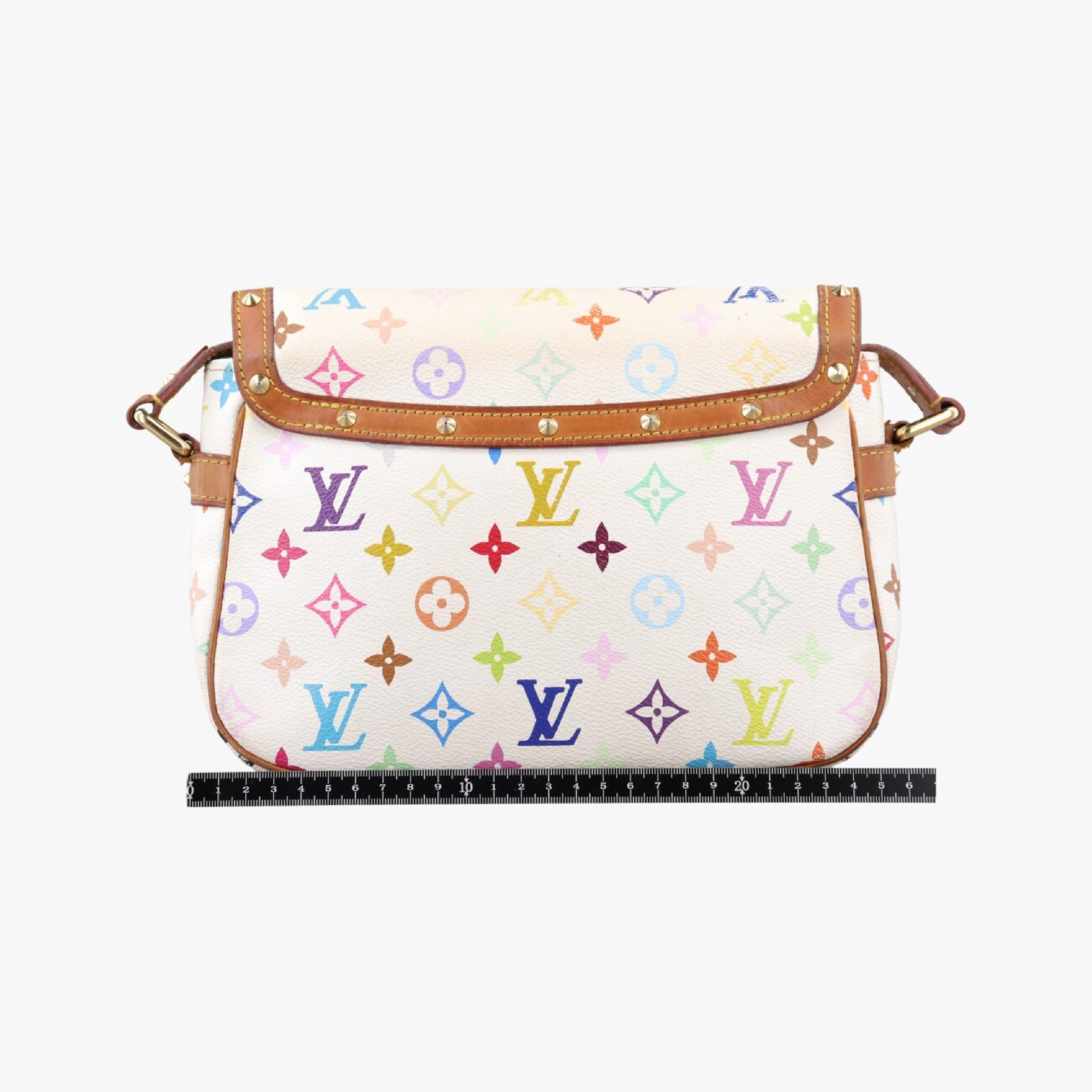 Sologne Blanc Monogram Multicolor M92661 VI0074 Shoulder Bag — view 2
