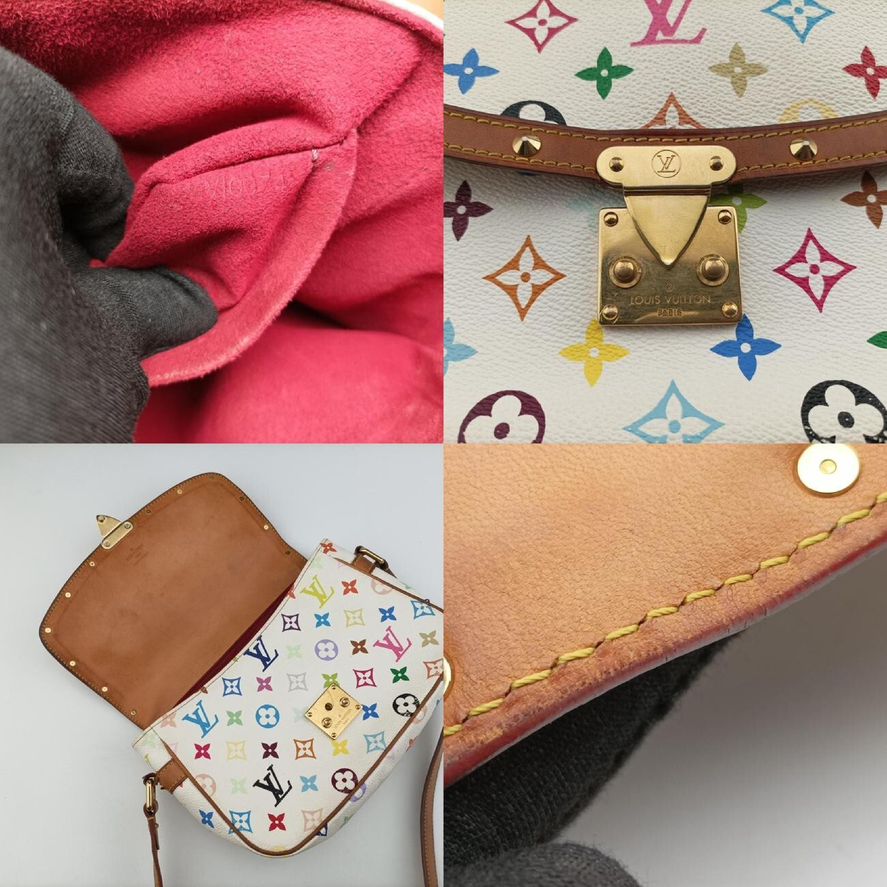 Sologne Blanc Monogram Multicolor M92661 VI0074 Shoulder Bag — view 8