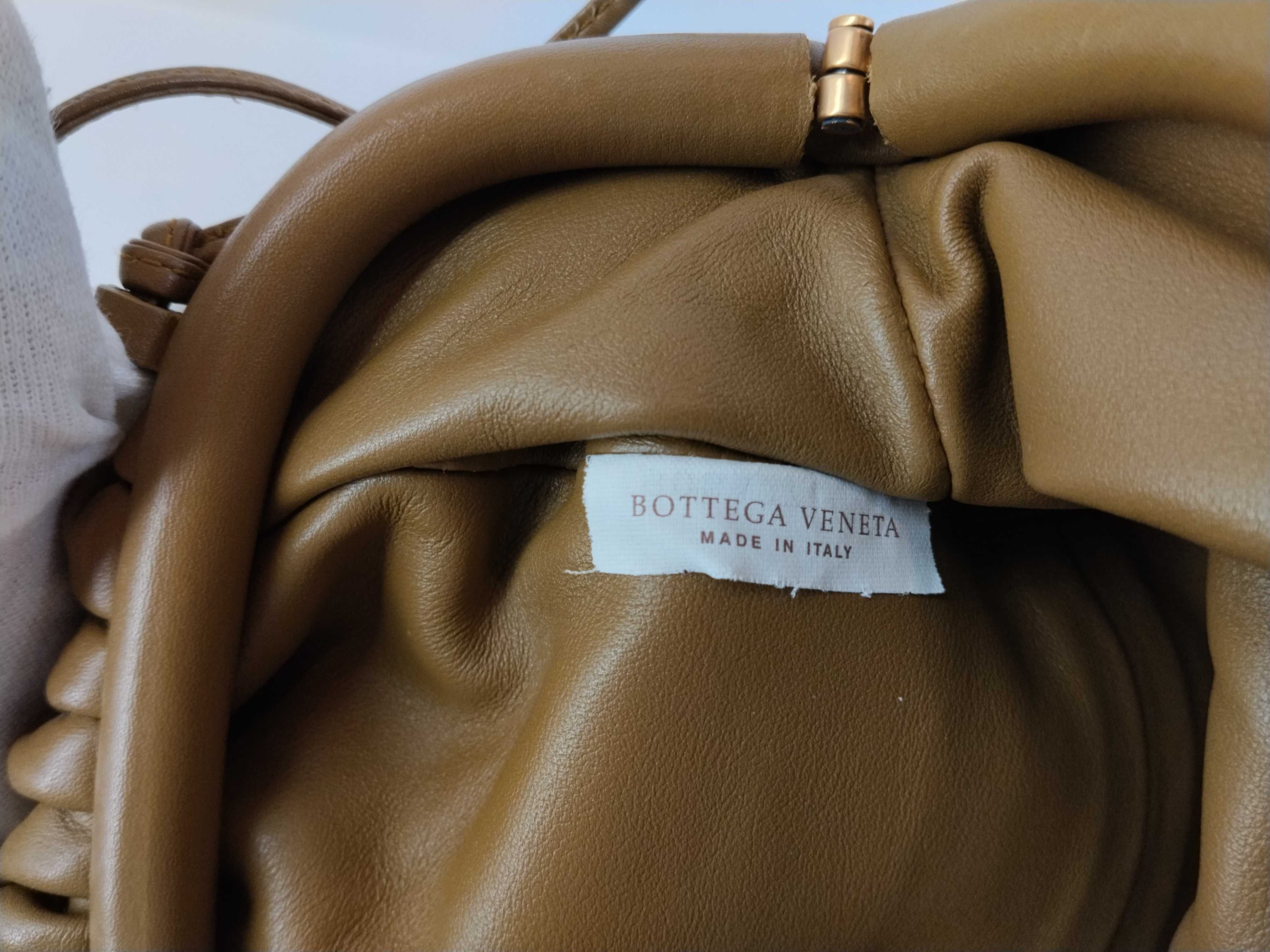 Mini The Pouch Leather Shoulder Bag (Brown) — view 11