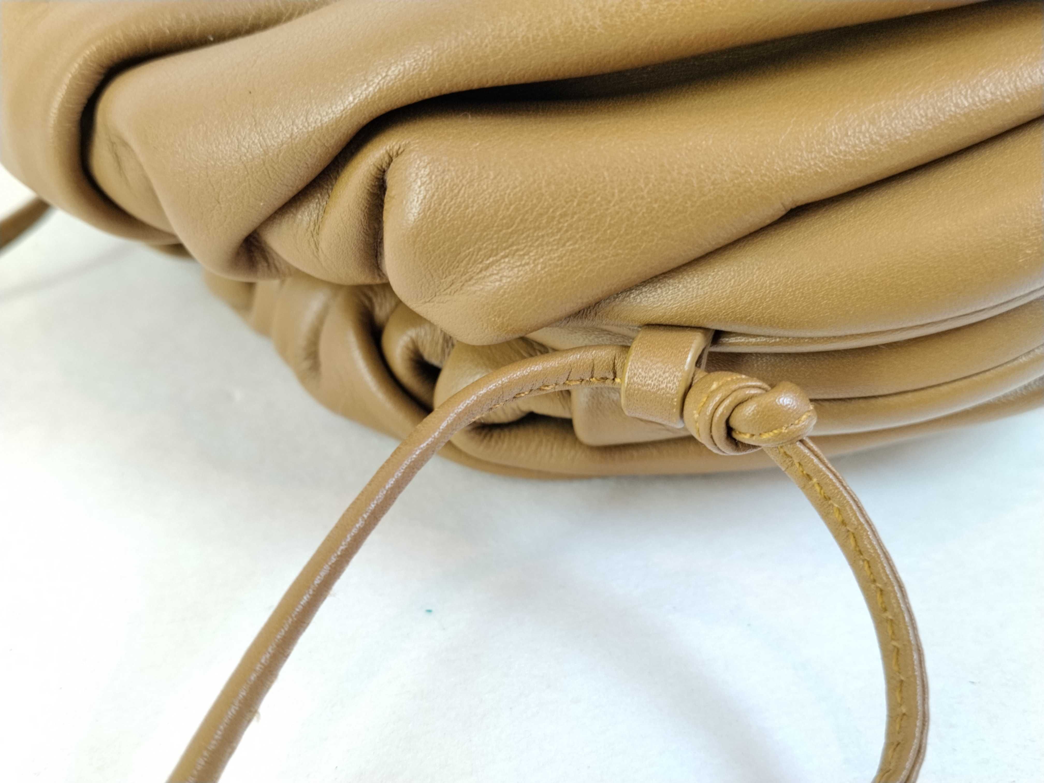 Mini The Pouch Leather Shoulder Bag (Brown) — view 5